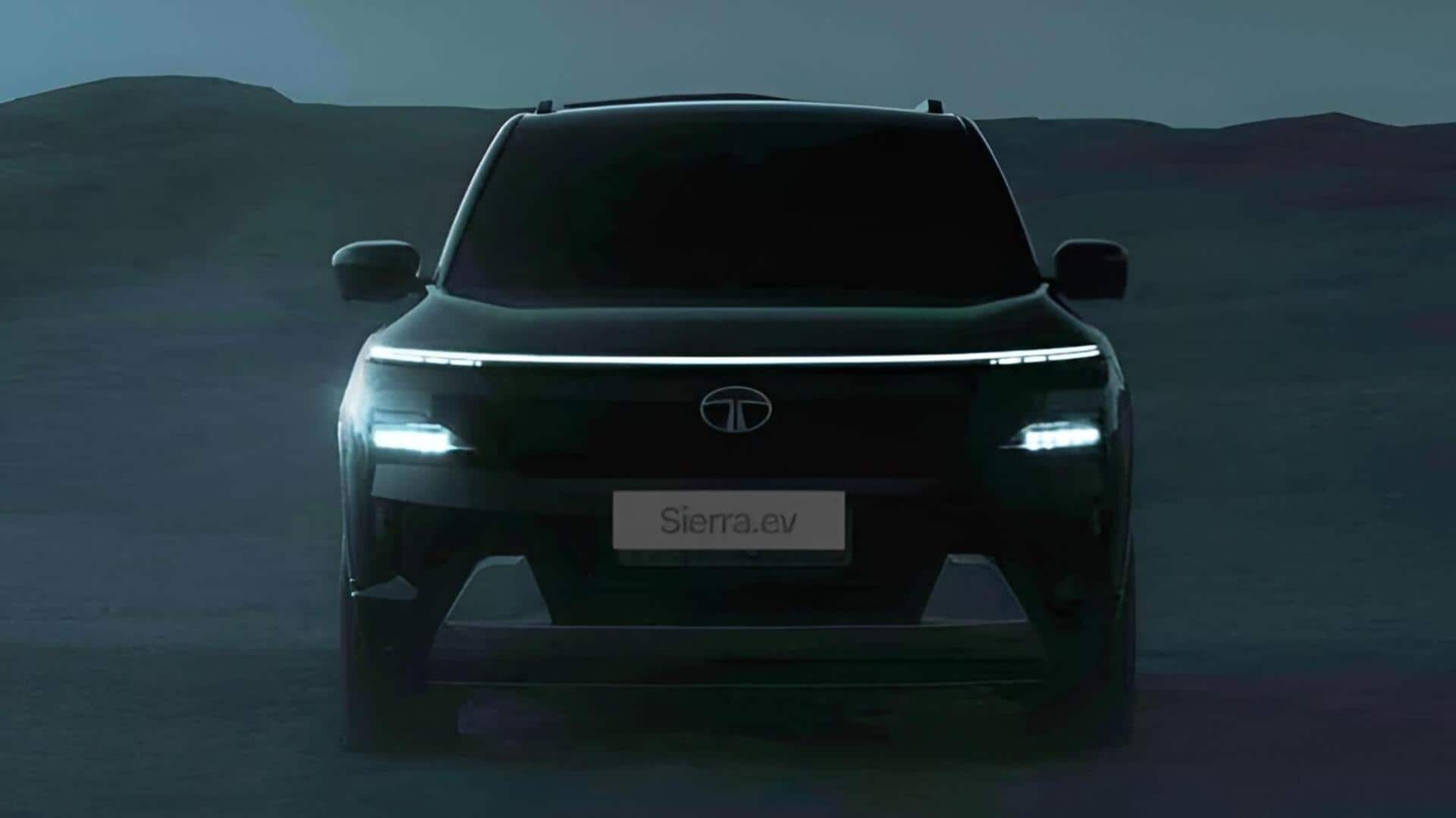 Tata Sierra EV: కొత్త అవతారంలో టాటా సియెర్రా.. ఎలక్ట్రిక్ ఎస్‌యూవీ ఫస్ట్ లుక్ వచ్చేసింది..!