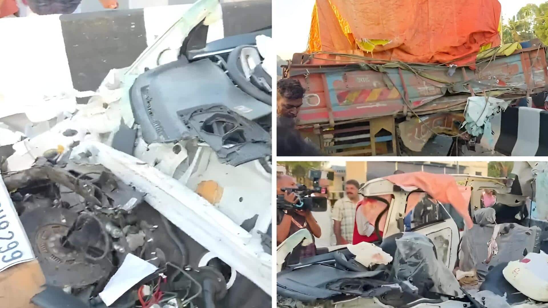 Keralam: హైవేపై ఆగి ఉన్న లారీని ఢీకొన్న కారు.. ఎనిమిది మంది ఇంజినీరింగ్ మృతి