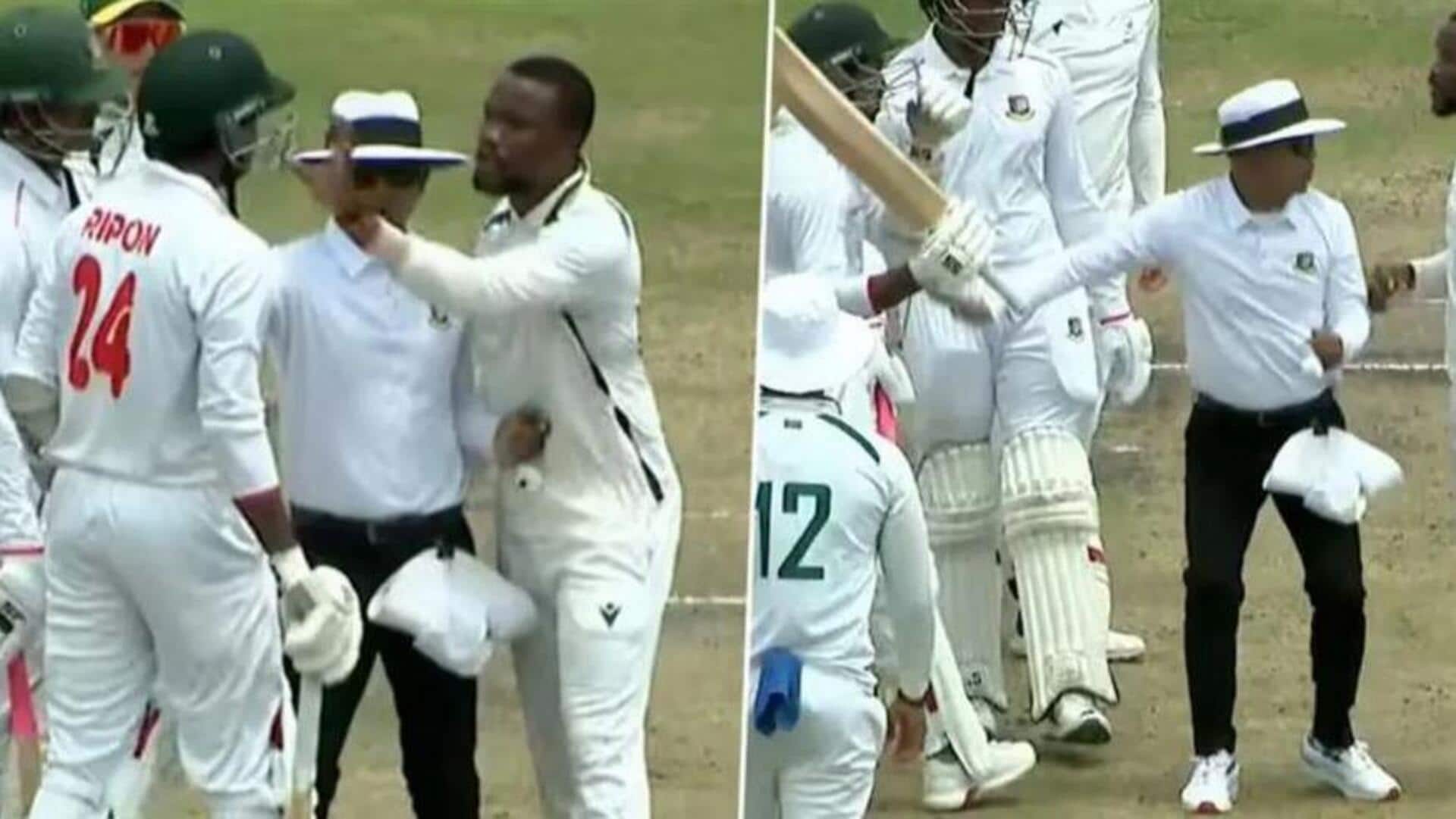 SA vs Ban: చితకబాదుకున్న క్రికెటర్లు.. ఢాకా టెస్టులో గందరగోళం.. వీడియో హల్చల్ SA vs Ban: చితకబాదుకున్న క్రికెటర్లు.. ఢాకా టెస్టులో గందరగోళం.. వీడియో హల్చల్