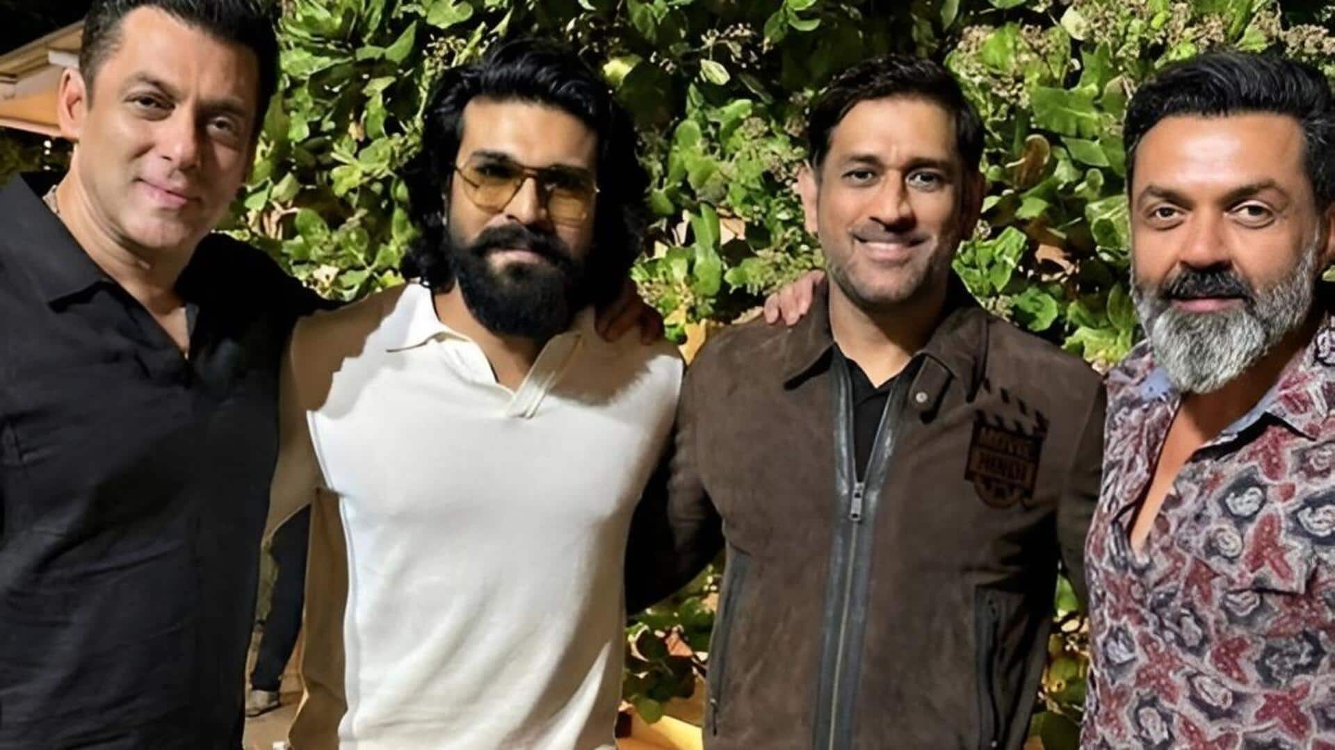 Ram Charan: సల్మాన్ ఖాన్ బర్త్‌డే.. ధోని, రామ్ చరణ్, బాబీ డియోల్ ఒకే ఫ్రేమ్‌లో!