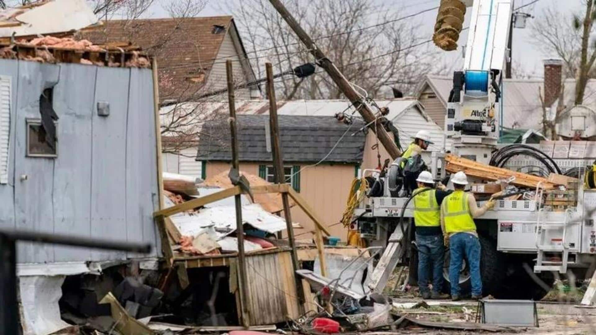 US Storm: అమెరికాలో భీకర తుఫాను.. 34 మంది మృతి 