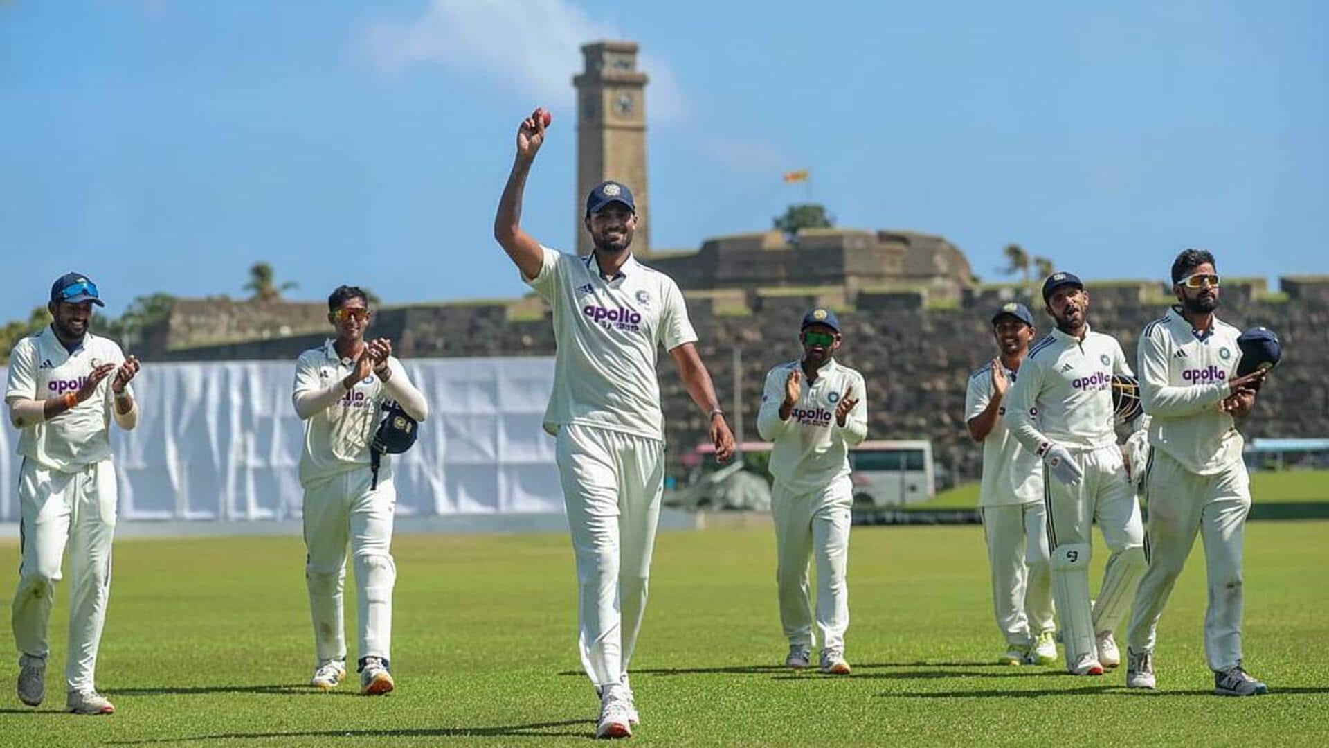 India A: భారత్‌-ఎ ఘన విజయం.. శ్రీలంక-ఎపై 10 వికెట్లతో టెస్టు సిరీస్‌ సొంతం