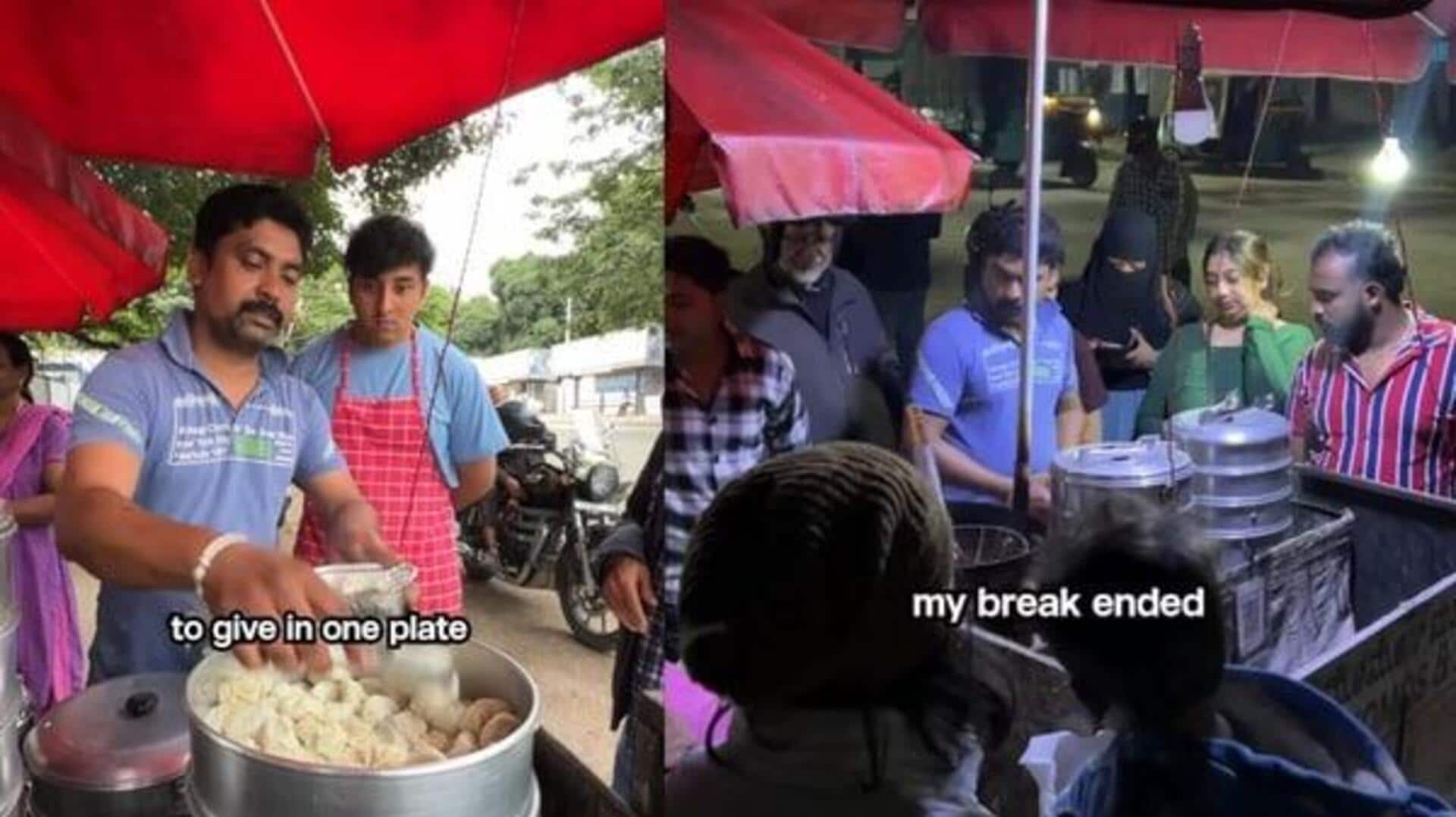 Bengaluru: ఒక గంటలో 118 ప్లేట్లు?..  నెలకు రూ. 31 లక్షలు సంపాదిస్తున్న మోమోస్​ సెల్లర్​!