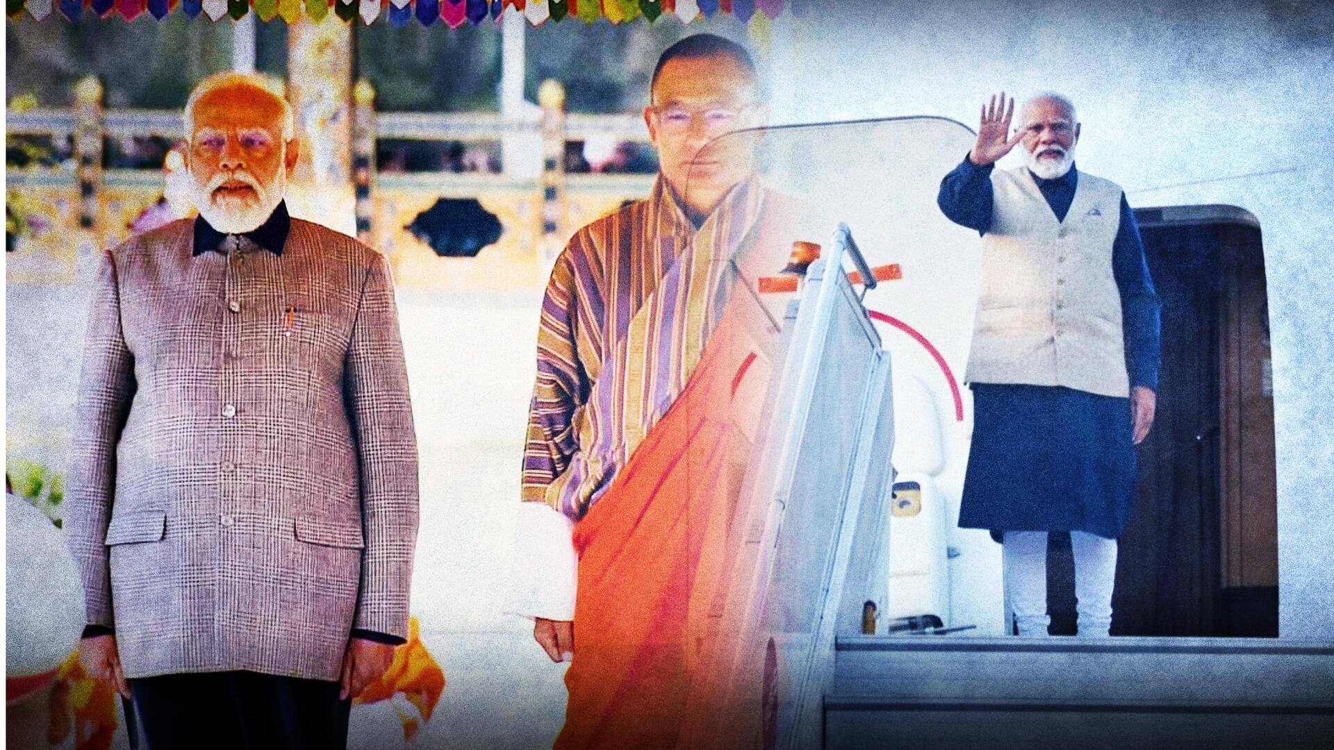 Bhutan PM: 'బడే భాయ్': భూటాన్‌లో ప్రధాని మోదీకి షెరింగ్ టోబ్‌గే ఘన స్వాగతం 