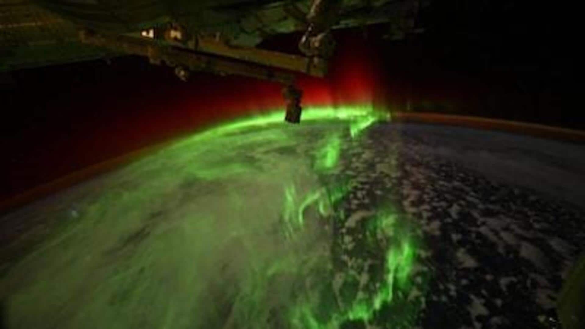 NASA: అంతరిక్షం నుంచి అరుదైన దృశ్యం.. ఆకట్టుకున్న దక్షిణ ధ్రువ కాంతుల వెలుగులు