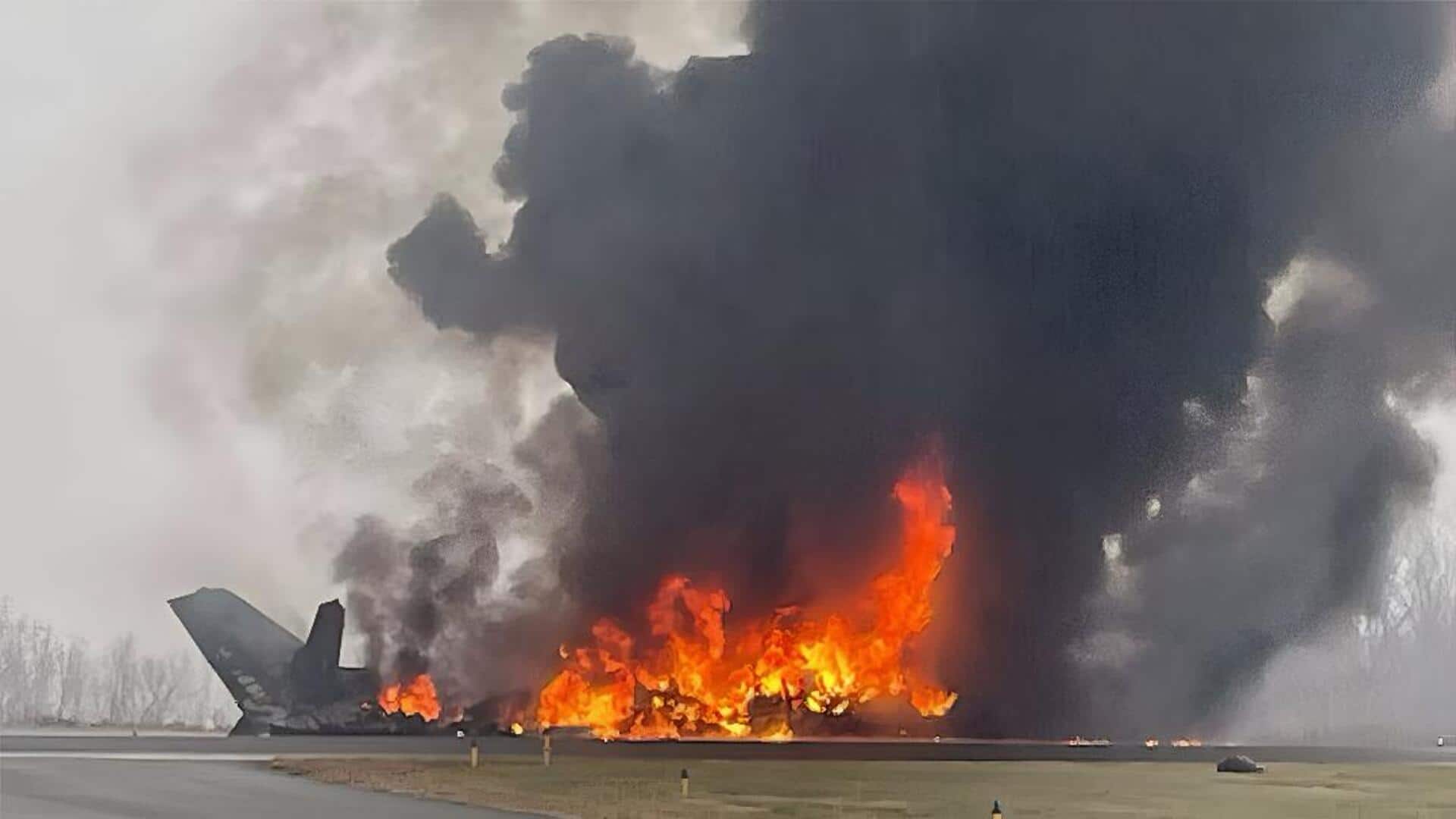 Plane Crash : నార్త్‌ కరోలినాలో ఘోర విమాన ప్రమాదం.. మాజీ నాస్కార్ డ్రైవర్‌తో సహా ఆరుగురు మృతి