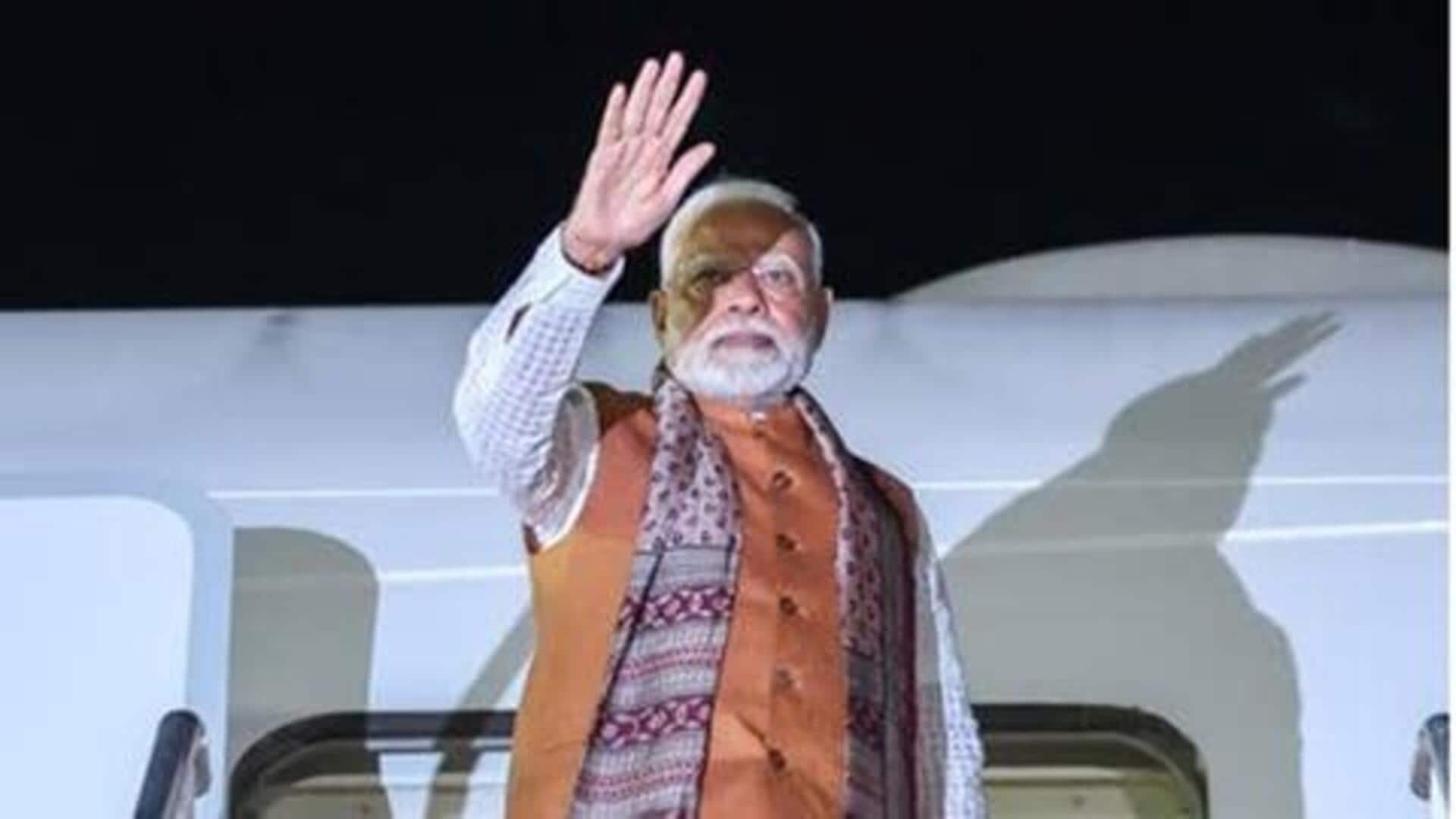 PM Modi: విదేశీ పర్యటను ముగించుకొని స్వదేశానికి బయలుదేరిన మోదీ 