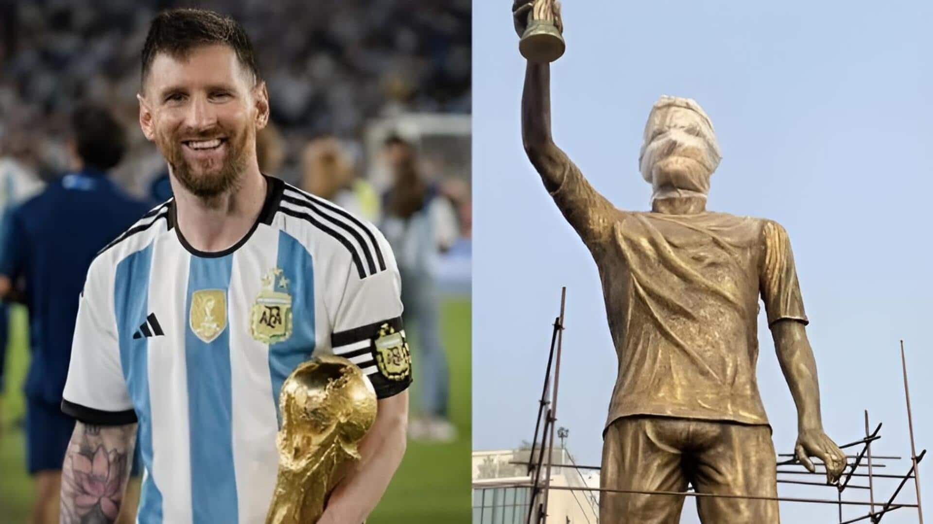 Lionel Messi: కోల్‌క‌తాలో లియోనెల్ మెస్సీ 70 అడుగుల విగ్ర‌హా ఆవిష్కరణకు ఏర్పాట్లు పూర్తి