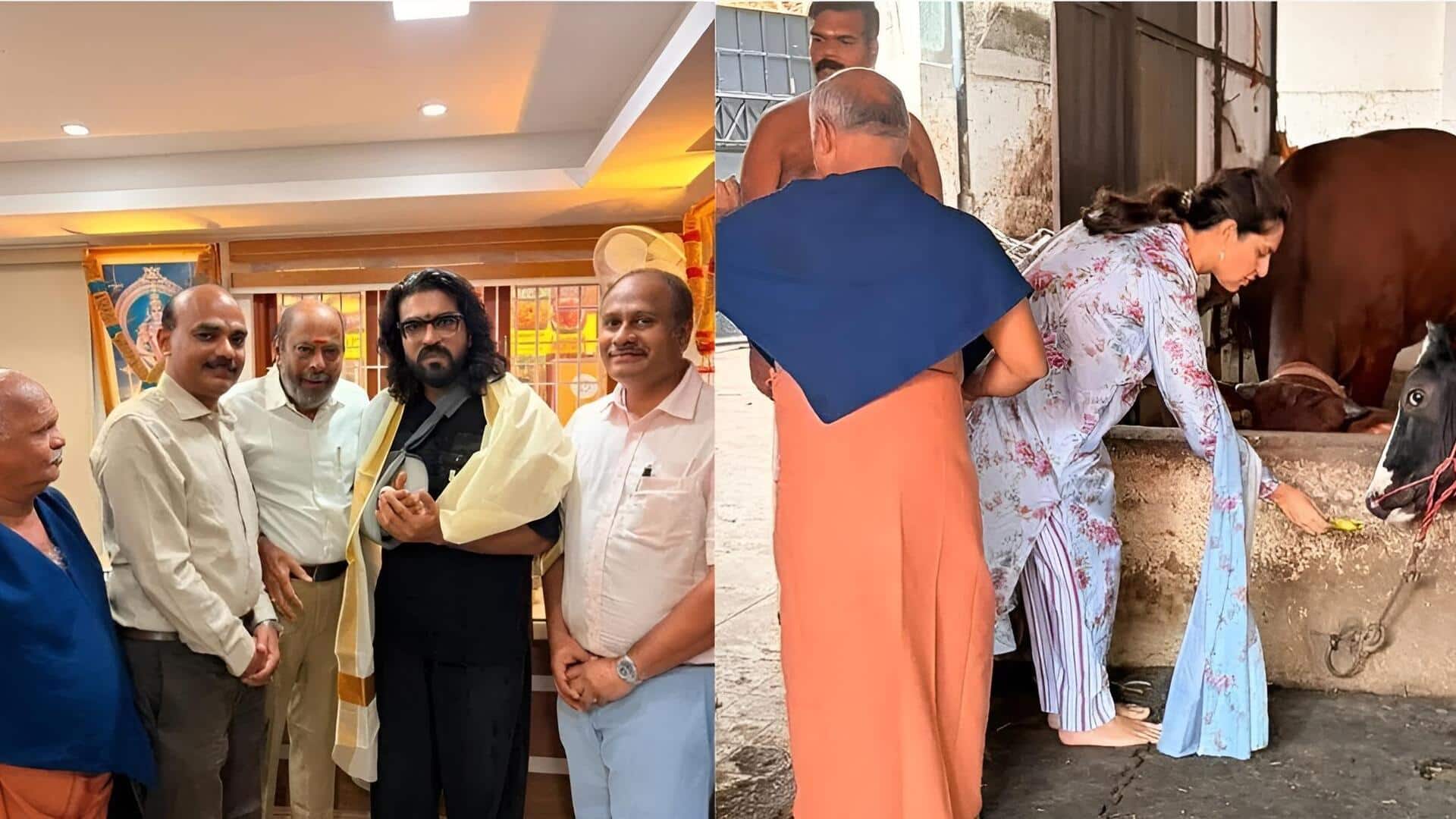Ram Charan: సర్జరీ తర్వాత తొలి దర్శనం.. కోయంబత్తూరు అయ్యప్ప ఆలయంలో రామ్ చరణ్ ప్రత్యేక పూజలు