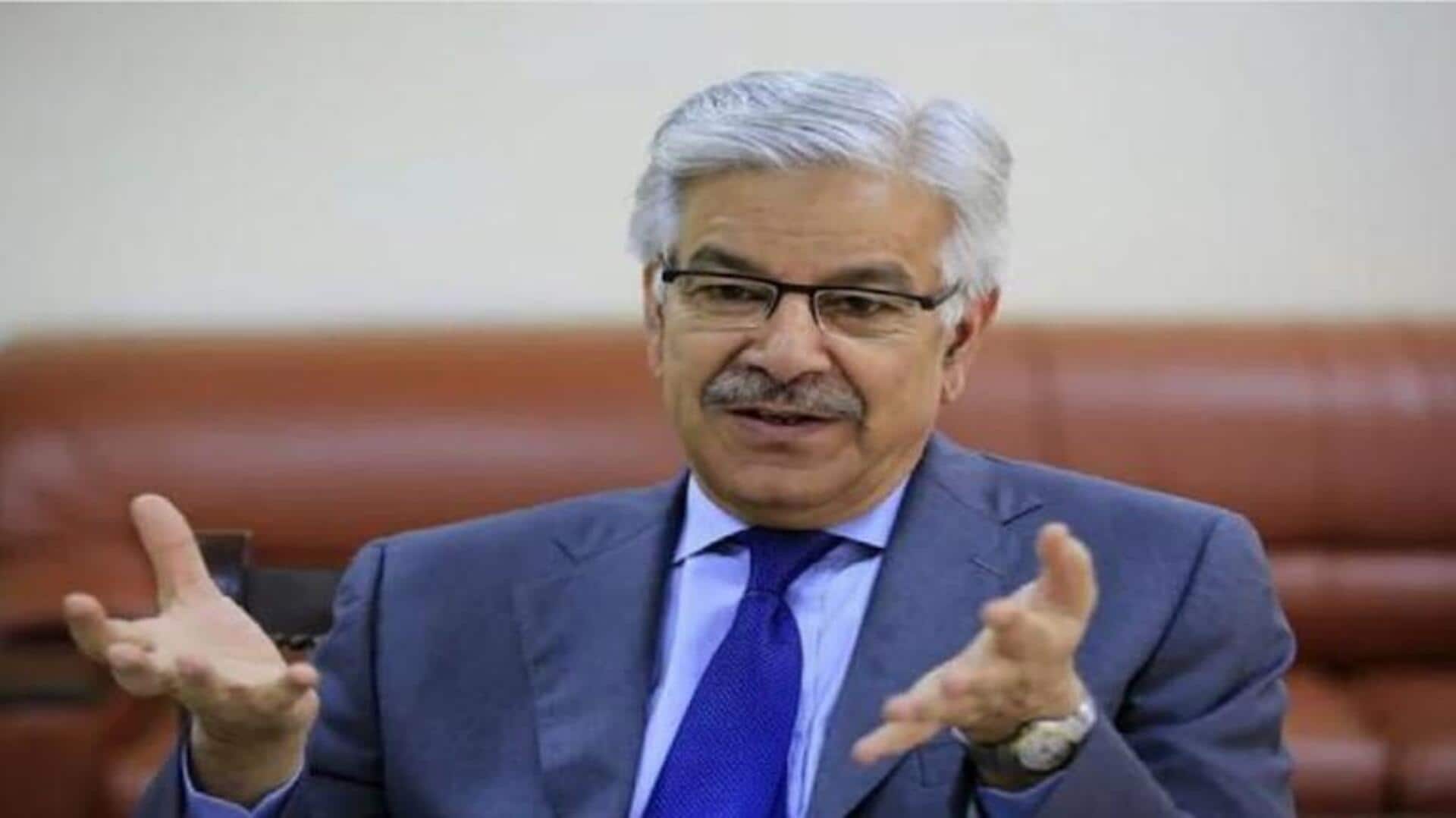 Khawaja Asif: వెనక్కి తగ్గిన పాకిస్థాన్.. 'దాడులను ఆపండి.. మేము ఏమీ చేయము' పాక్ రక్షణ మంత్రి ఖవాజా ఆసిఫ్ Khawaja Asif: వెనక్కి తగ్గిన పాకిస్థాన్.. 'దాడులను ఆపండి.. మేము ఏమీ చేయము' పాక్ రక్షణ మంత్రి ఖవాజా ఆసిఫ్