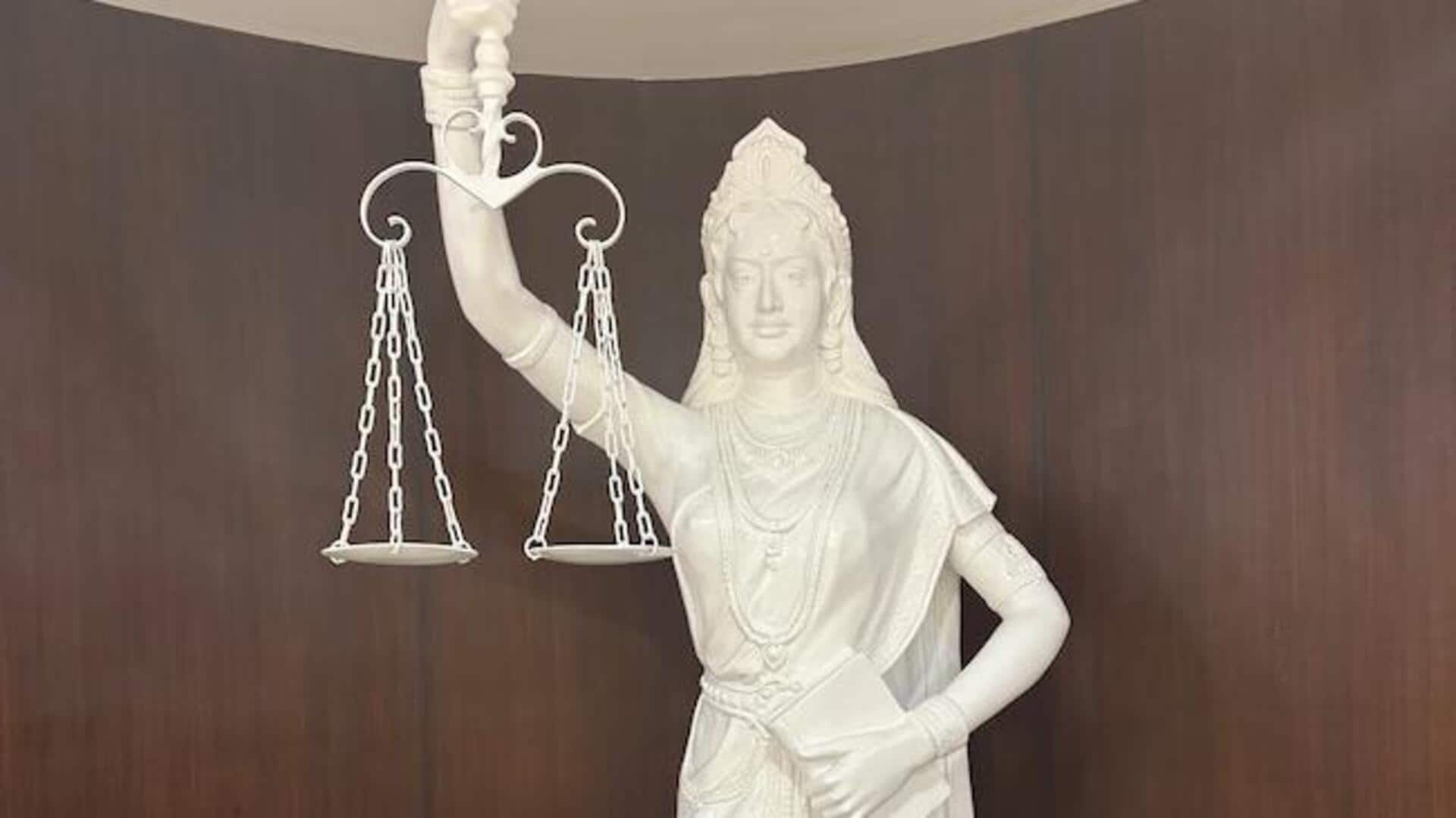 Goddess Of Justice: సుప్రీంకోర్టులో న్యాయదేవత విగ్రహంలో మార్పులు.. కళ్ల గంతలు తొలగింపు.. చేతిలోకి రాజ్యాంగం!