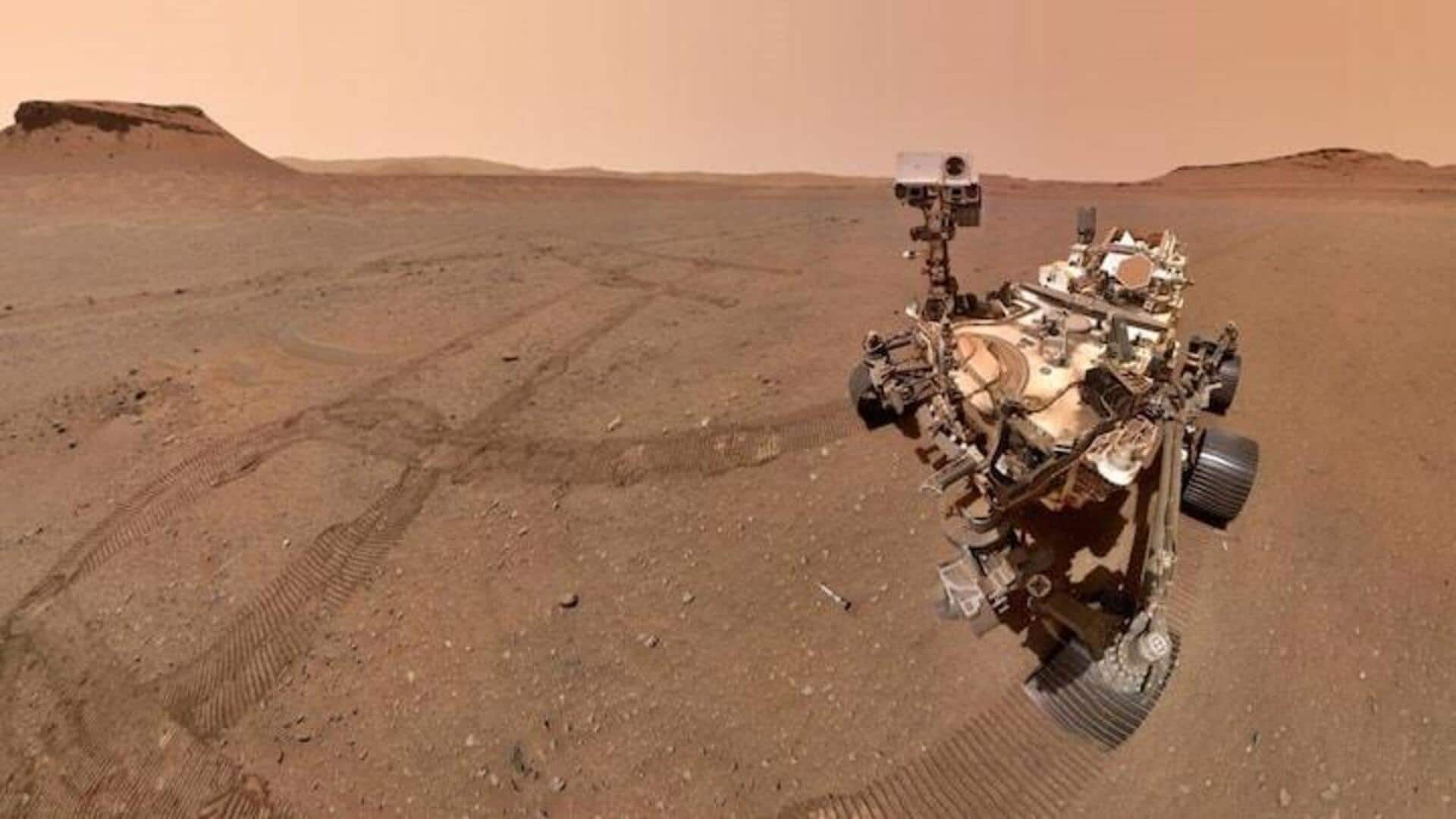 Alien rock on Mars: మార్స్‌లో 'అంతరిక్ష రాయి' గుర్తించిన నాసా పెర్సివియరెన్స్