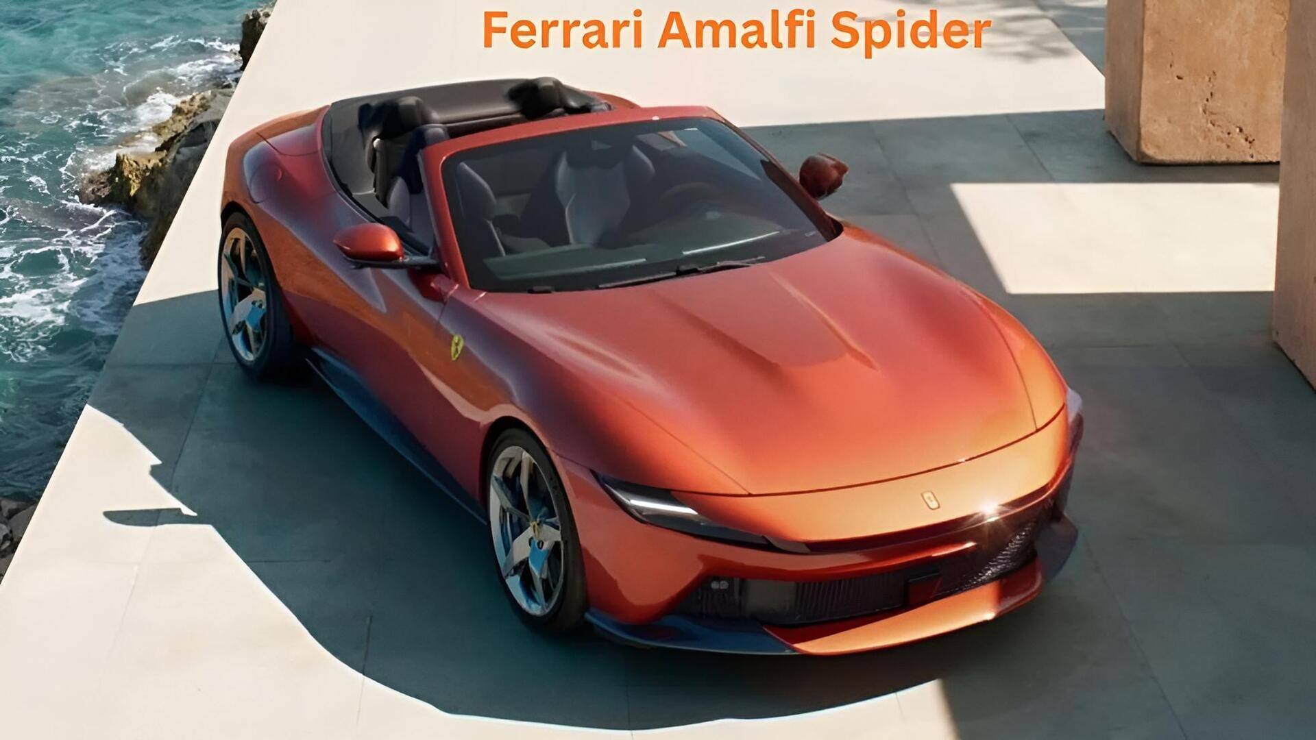 Ferrari Amalfi Spider: భారత్‌లో ఫెరారీ కొత్త సూపర్‌కార్ లాంచ్.. 3.3 సెకన్లలో 100 కిమీ వేగం, ధర రూ.4.60 కోట్లు!