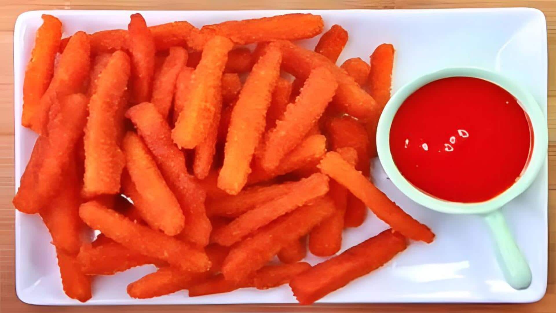 Crunchy Carrot Fries: ఆరోగ్యమూ రుచీ కలిసిన కరకరలాడే క్యారెట్ ఫ్రైస్.. పిల్లలకు పర్ఫెక్ట్ స్నాక్