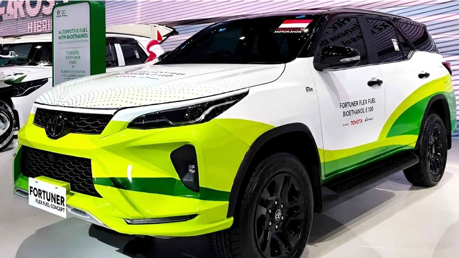 Toyota Fortuner: పెట్రోల్‌, డీజిల్‌కు గుడ్‌బై.. 100% ఇథనాల్‌తో దూసుకొచ్చిన టొయోటా ఫార్చ్యూనర్!