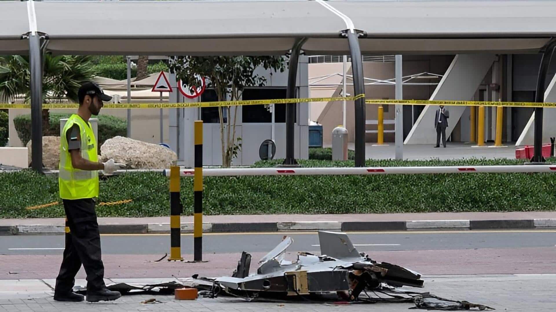 Dubai: దుబాయ్ సెంట్రల్‌లో పేలుళ్లు..  భవనానికి స్వల్ప నష్టం