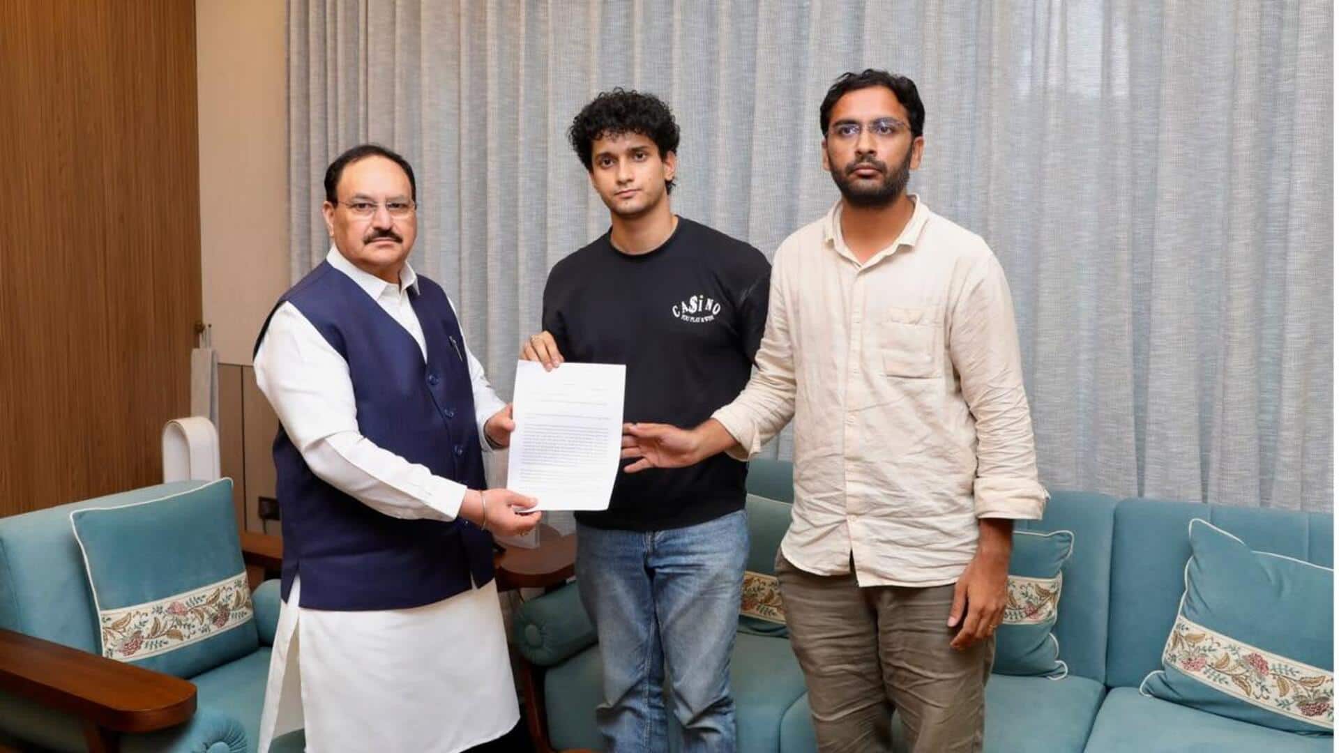 CJP-Nadda: జేపీ నడ్డాను కలిసిన సీజేపీ ప్రతినిధులు