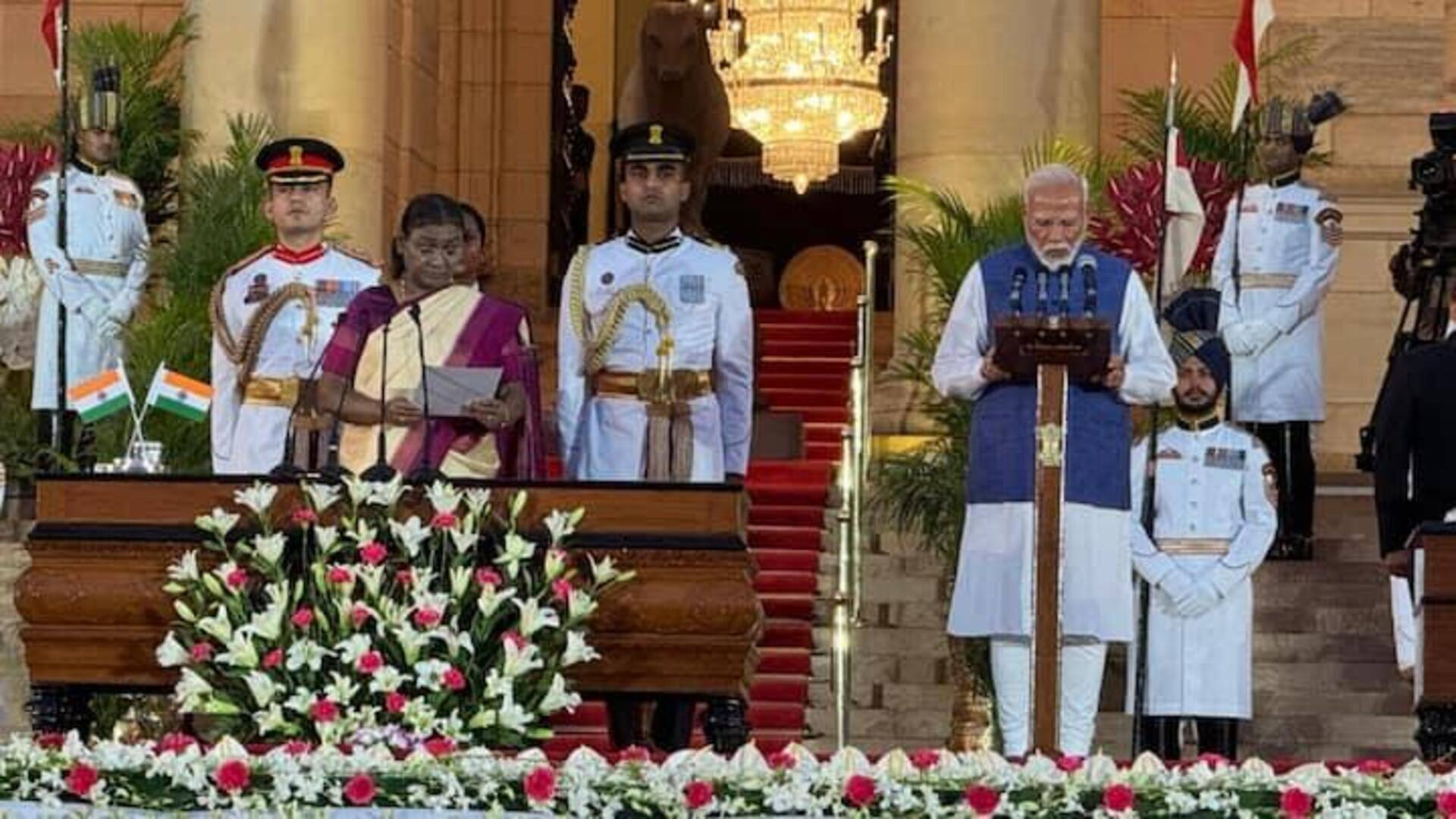 Narendra Modi swearing-in ceremony: నెహ్రూ రికార్డు బ్రేక్ చేసిన తొలి కాంగ్రెసేతర ప్రధాని