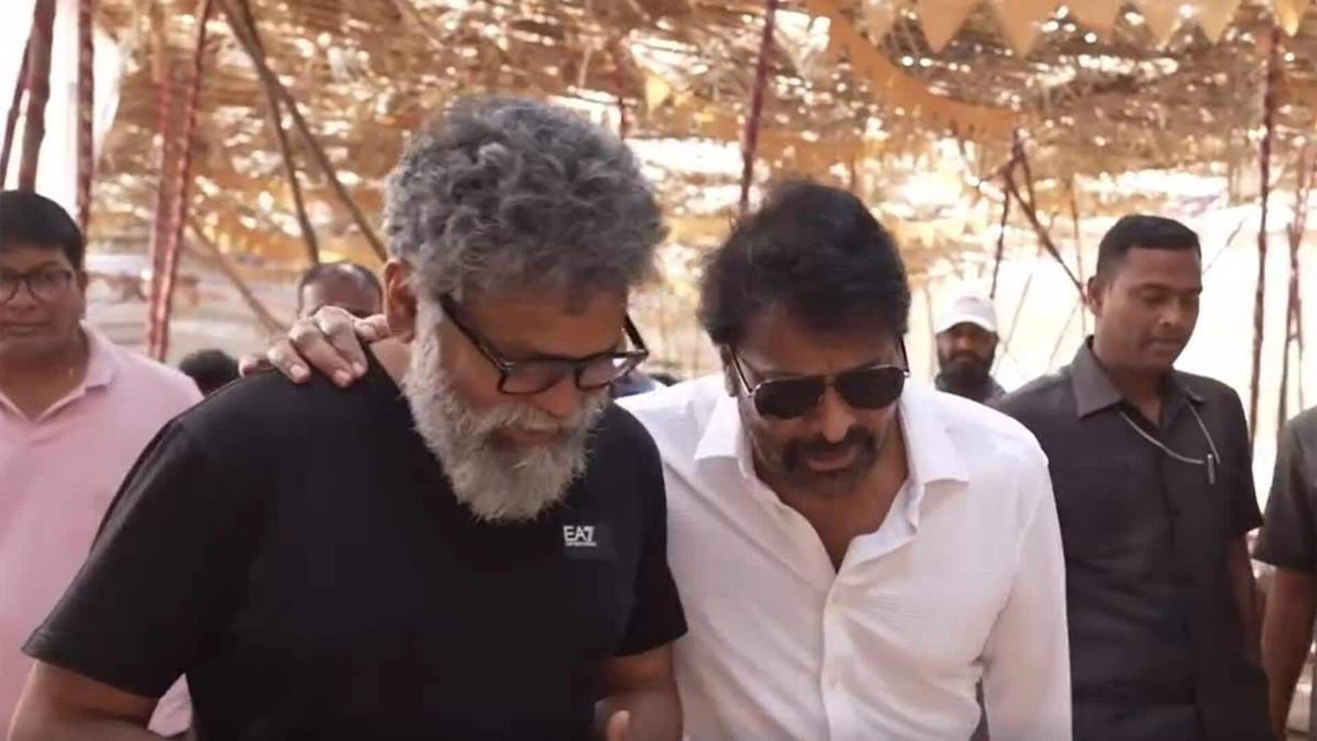 Peddi: రామ్ చరణ్ 'పెద్ది' షూటింగ్ స్పాట్‌కు మెగాస్టార్..సుకుమార్ విజిట్