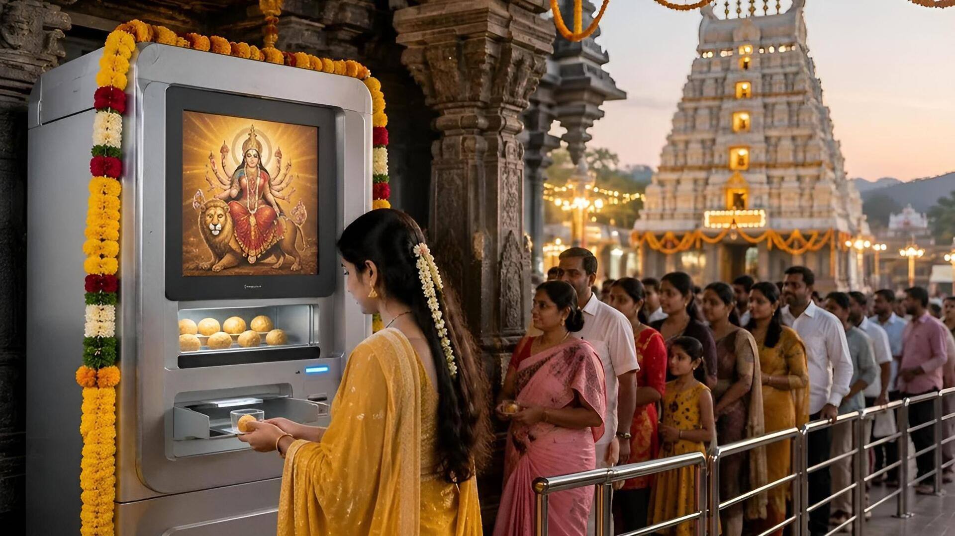 Vijayawada Durga Temple: దుర్గమ్మ భక్తులకు గుడ్‌న్యూస్‌.. ఓటీపీ ఎంటర్‌ చేస్తే చేతికి లడ్డూ!
