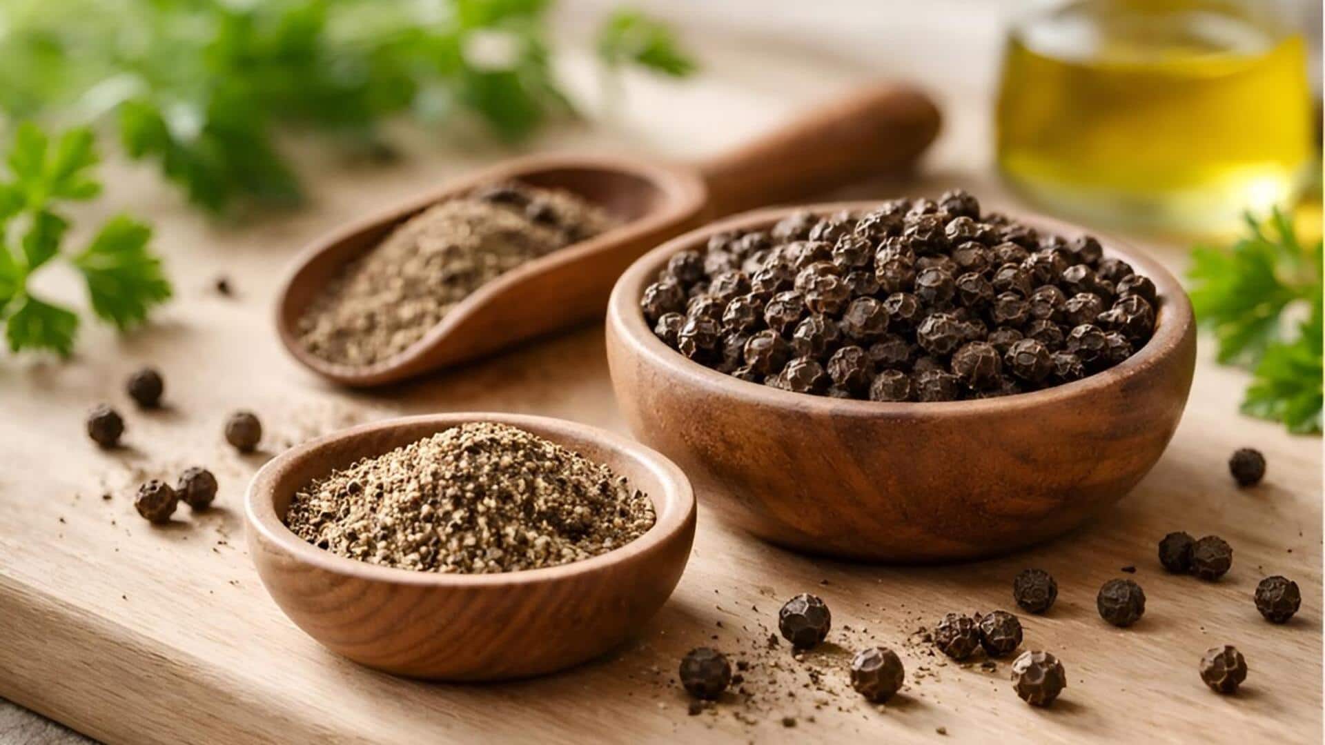 Black pepper: జీర్ణశక్తి మెరుగుపడాలా? నల్ల మిరియాలతో ఇలా చేయండి!