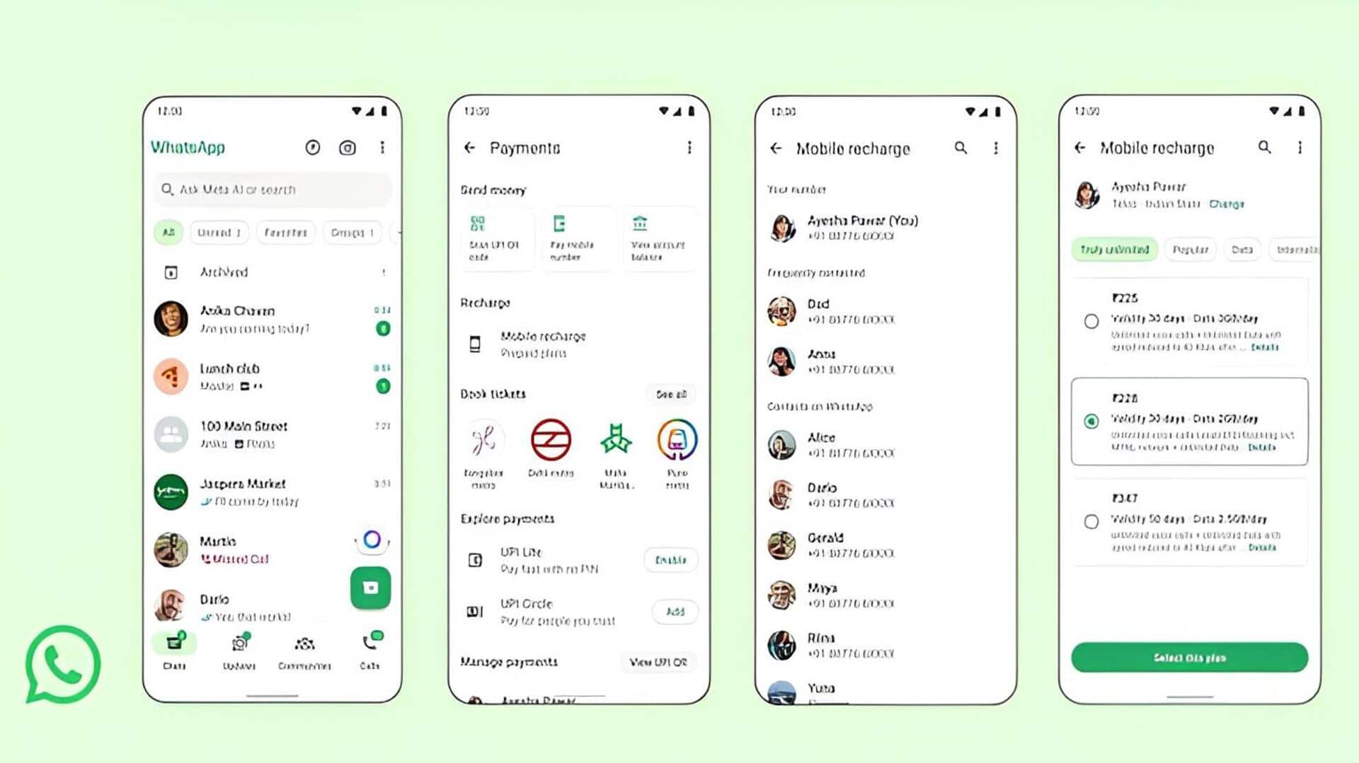 WhatsApp Prepaid Recharge: వాట్సాప్‌లోనే ప్రీపెయిడ్ రీచార్జ్ సౌకర్యం.. జియో, ఎయిర్టెల్, వి వినియోగదారులకు కొత్త ఫీచర్
