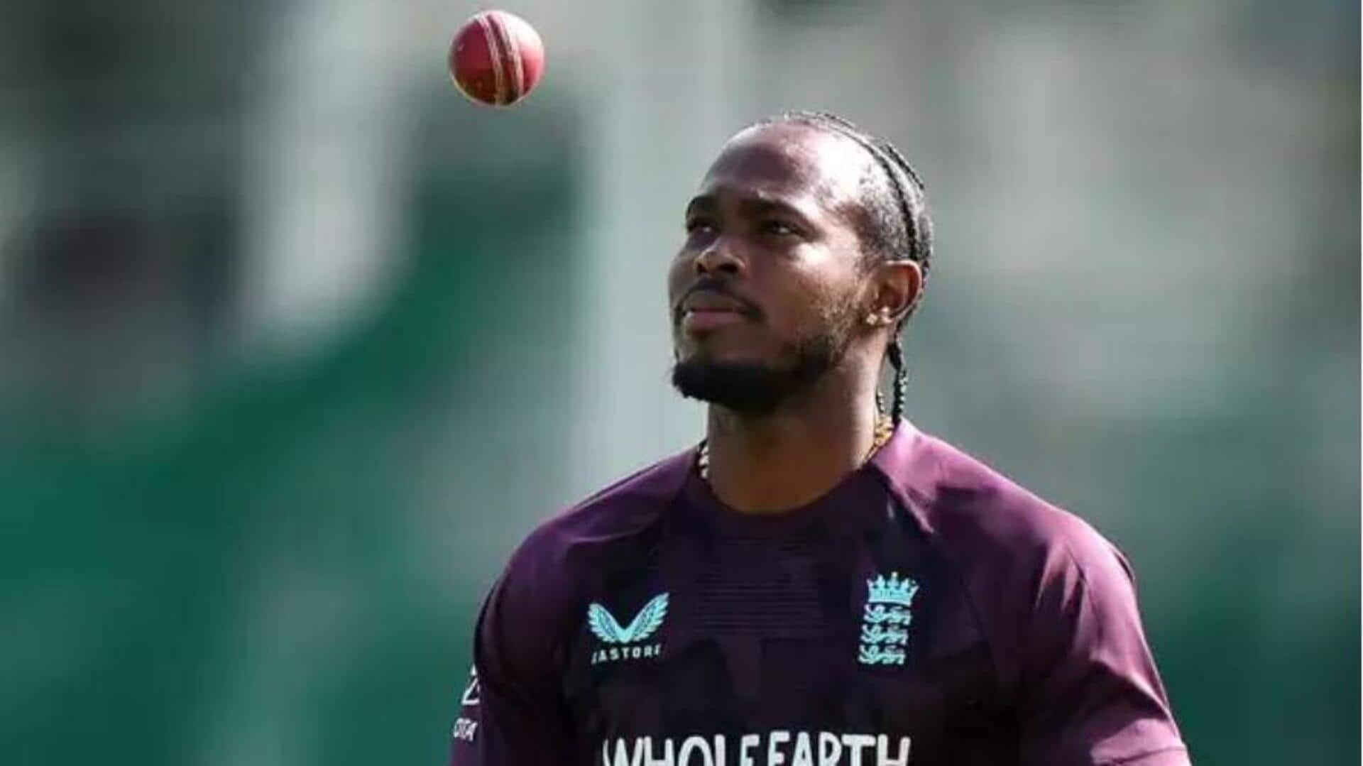 Jofra Archer: నాలుగేళ్ల విరామం తర్వాత జోఫ్రా అర్చర్కి అవకాశం.. లార్డ్స్లో ఇంగ్లండ్ వ్యూహం ఫలిస్తుందా? Jofra Archer: నాలుగేళ్ల విరామం తర్వాత జోఫ్రా అర్చర్కి అవకాశం.. లార్డ్స్లో ఇంగ్లండ్ వ్యూహం ఫలిస్తుందా?