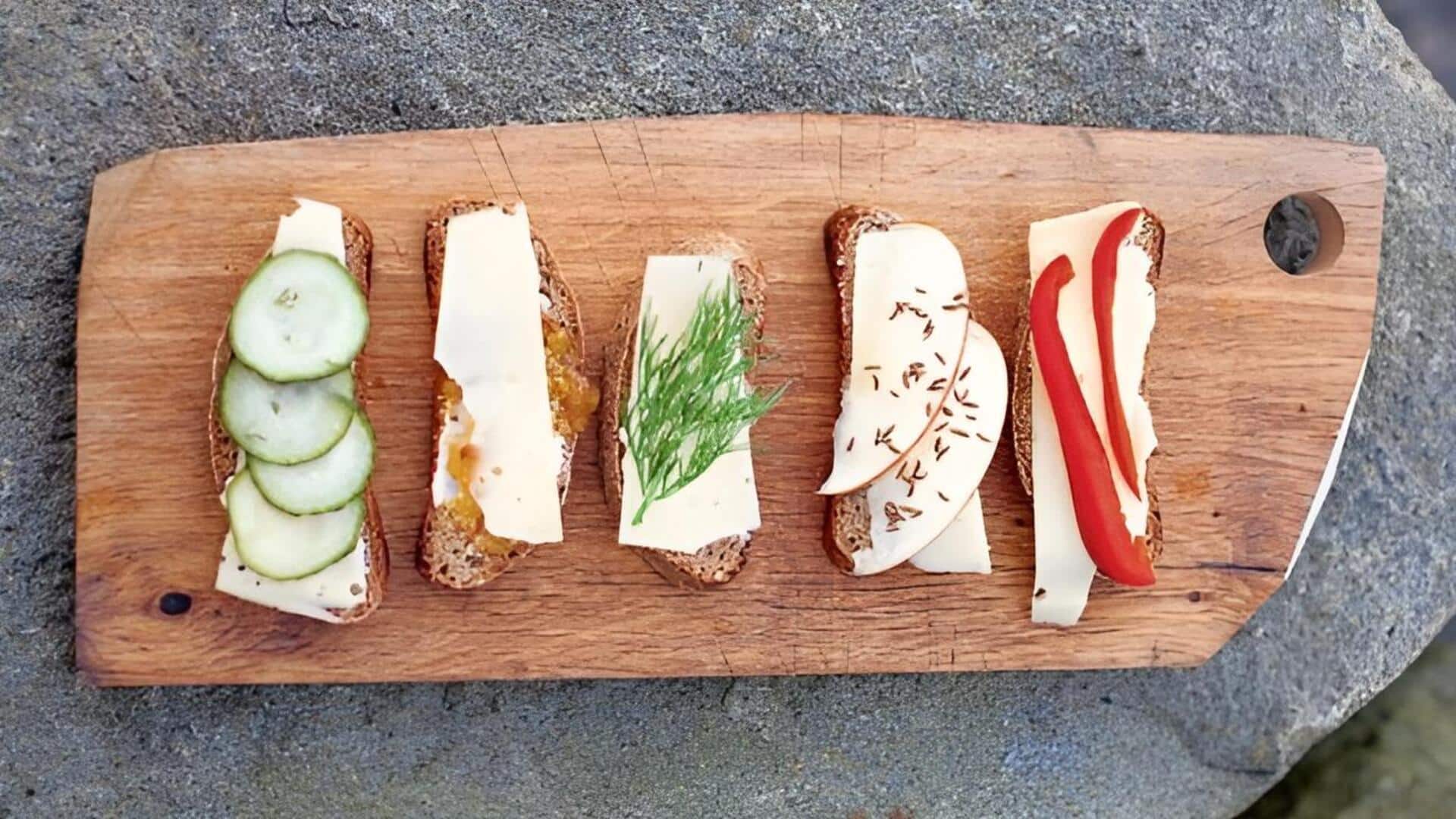 Vegetarian Scandinavian Open Sandwich: హెల్తీ అండ్ టేస్టీ..ఇంట్లోనే వెజ్ స్కండినేవియన్ ఓపెన్ శాండ్‌విచ్ తయారీ ఇలా!