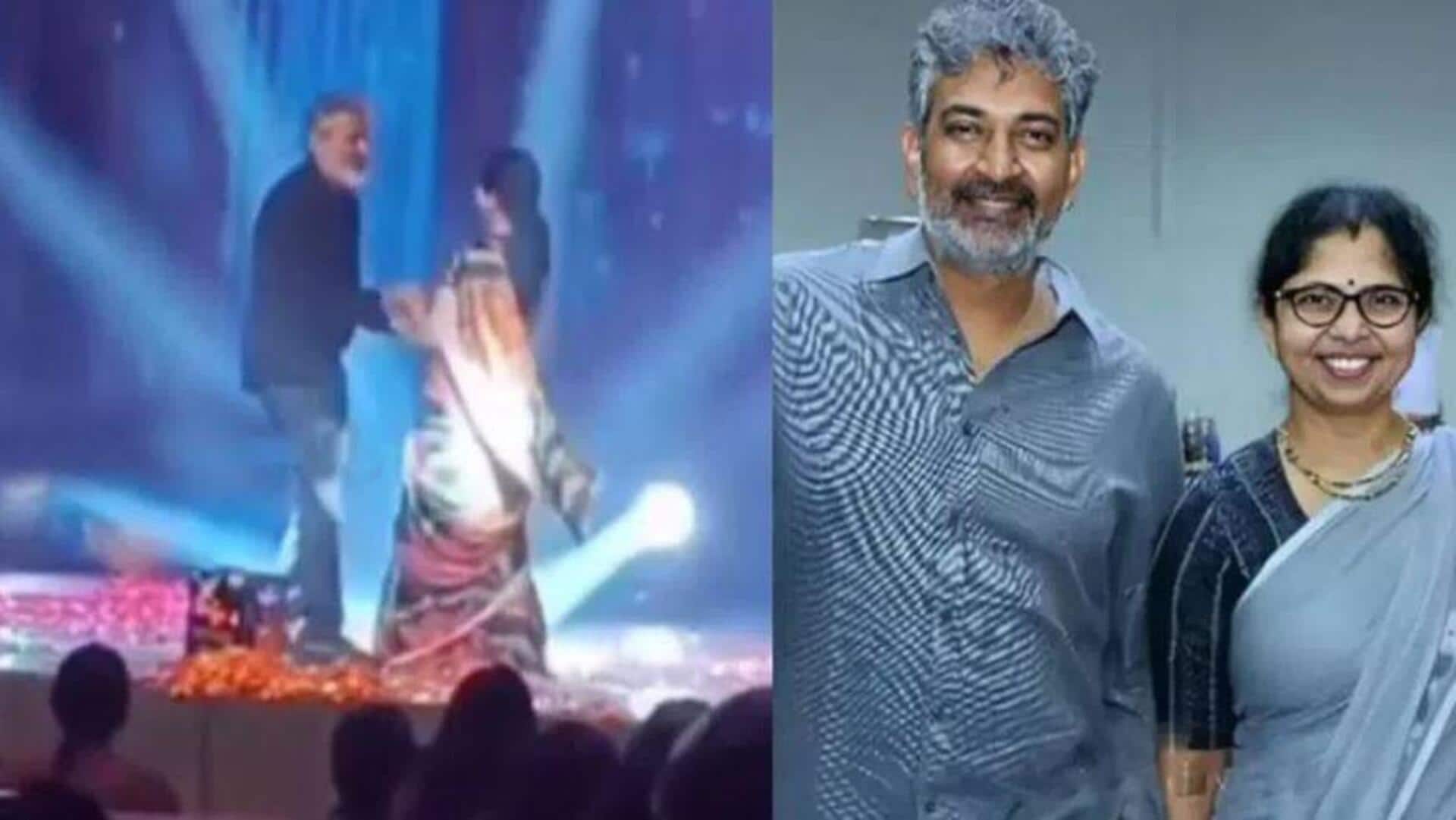 Rajamouli: 'లంచ్ కొస్తావా' పాటకు రాజమౌళి దంపతులు అదిరిపోయే స్టెప్పులు(వీడియో)