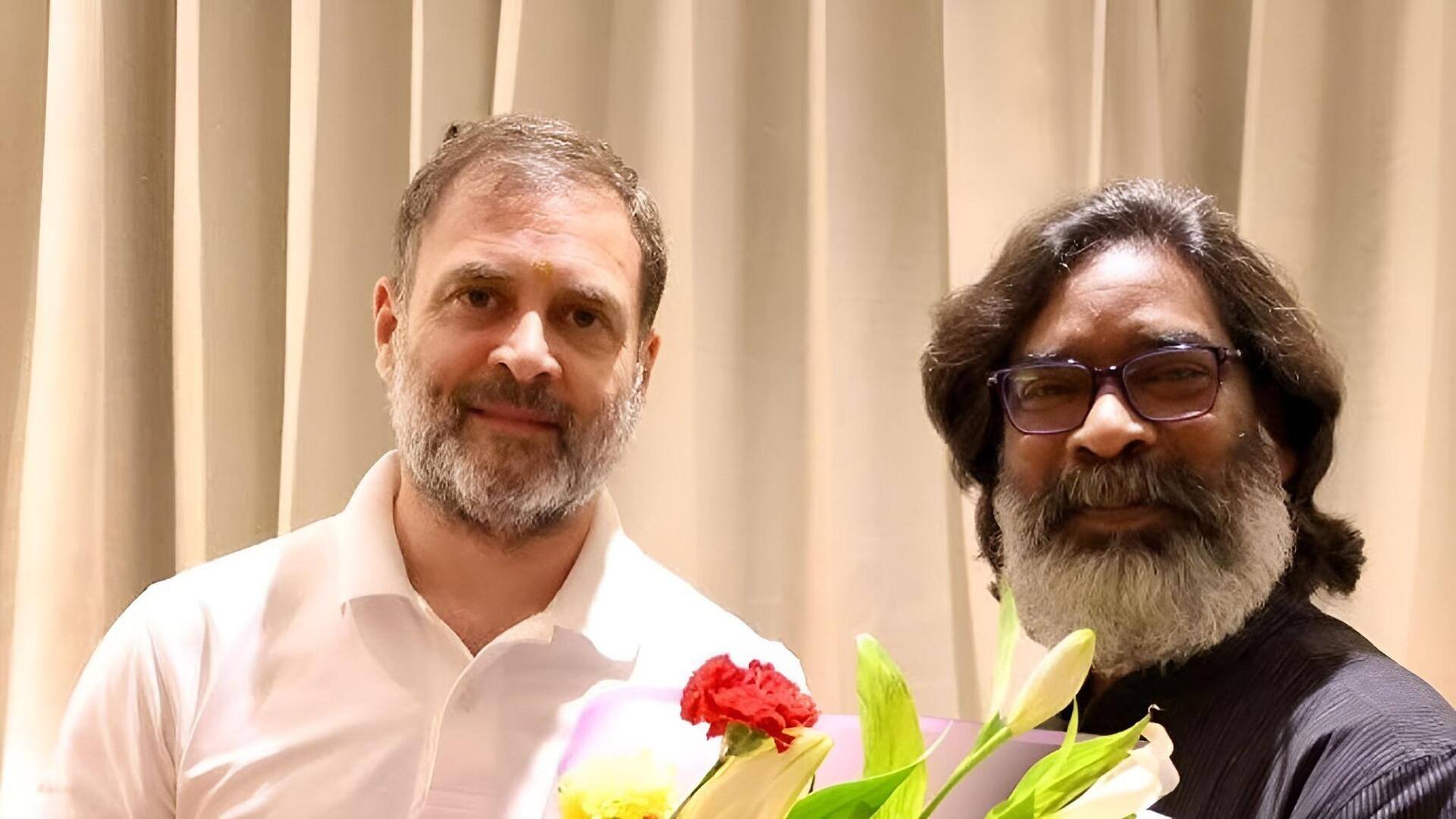Rahul Gandhi: విద్యార్థుల ఆందోళనల వేళ సీఎం సోరెన్‌కు రాహుల్ గాంధీ లేఖ