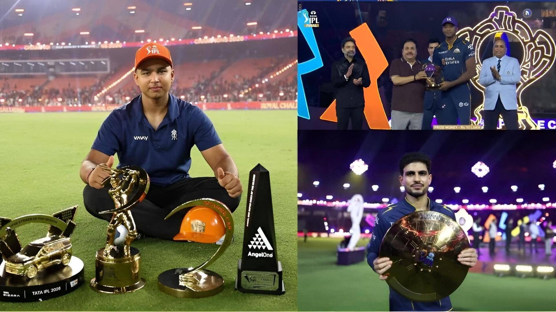 IPL 2026 Awards Winners List: 15 ఏళ్ల వయసులోనే చరిత్ర.. ఐపీఎల్ అవార్డులను ఊడ్చేసిన వైభవ్ సూర్యవంశీ