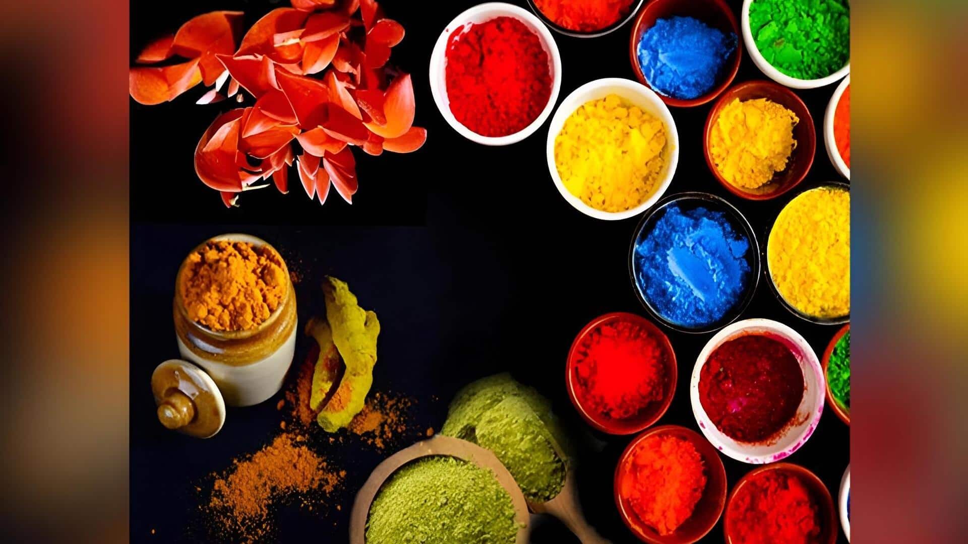Organic Holi Colours : పూలతోనే హోలీ రంగులు.. ఇంట్లో సులభంగా తయారు చేసే విధానం ఇదే!