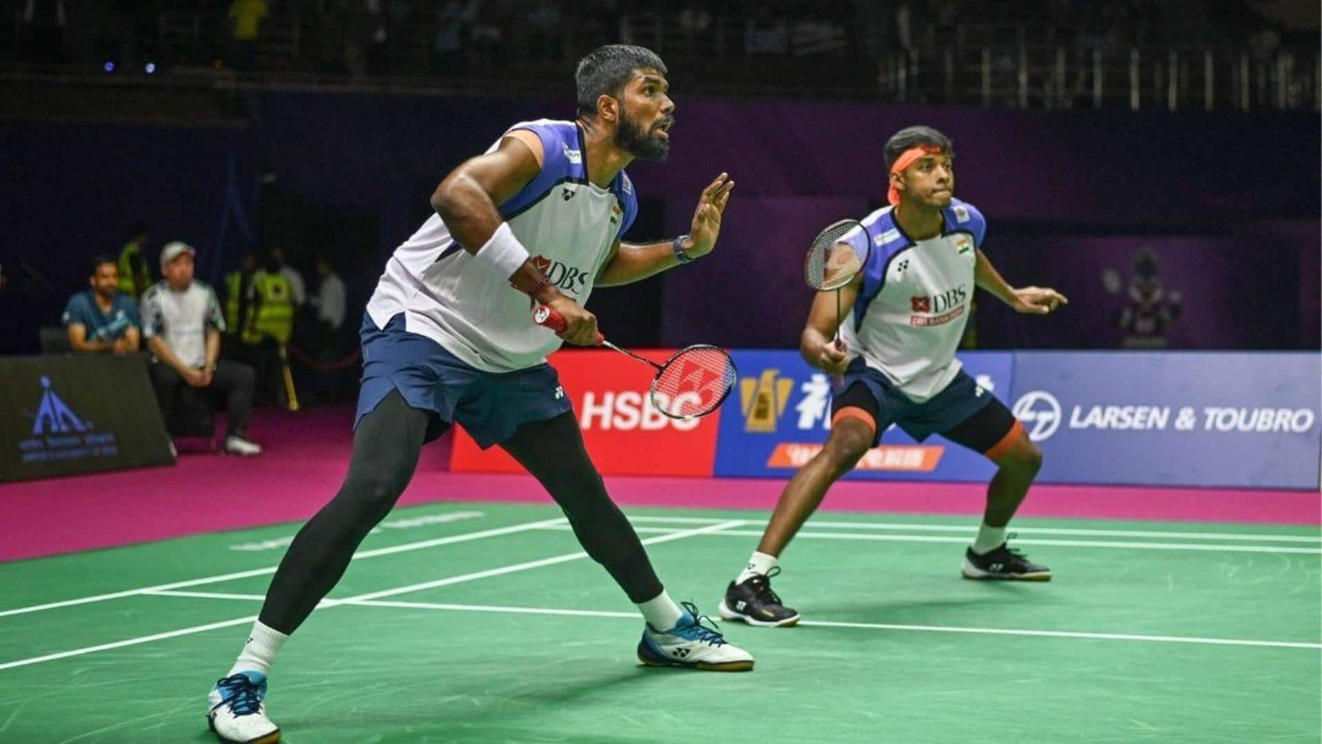 China masters badminton : బ్యాడ్మింటన్‌ ఛాంపియన్‌షిప్.. నిరాశపరిచిన సాత్విక్‌ సాయిరాజు-చిరాగ్‌ శెట్టి జోడీ