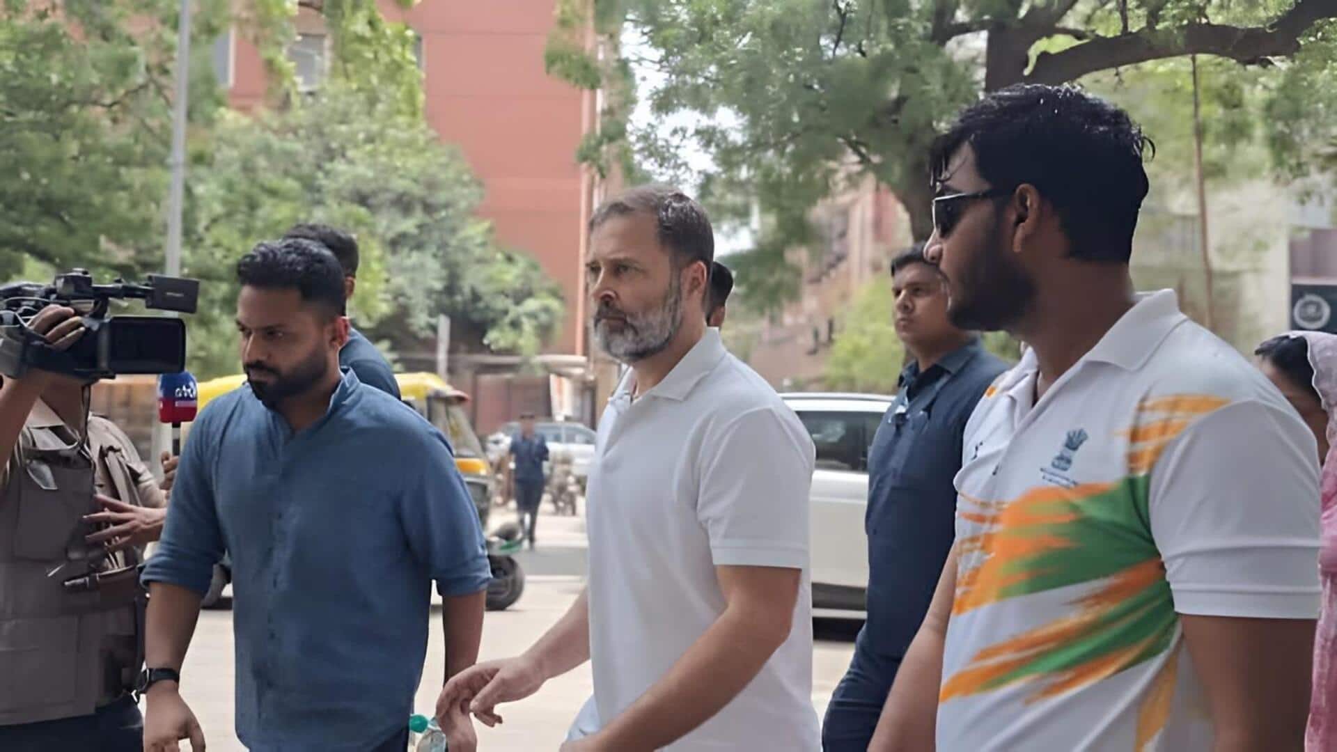 Rahul Gandhi: విద్యార్థులపై పెల్లెట్‌ గన్‌ల వినియోగం.. దిల్లీలో రాహుల్‌ గాంధీ ధర్నా