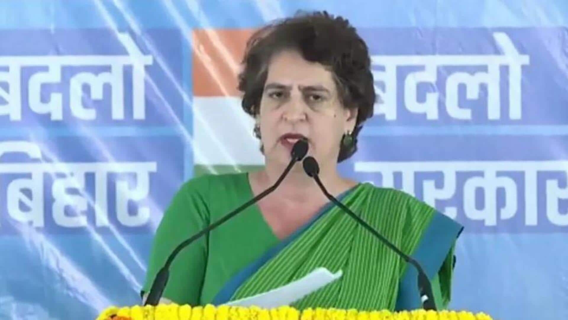 Priyanka Gandhi: ఓట్ల దొంగతనంపై గాంధీలా పోరాటం చేస్తున్నాం : ప్రియాంకా గాంధీ
