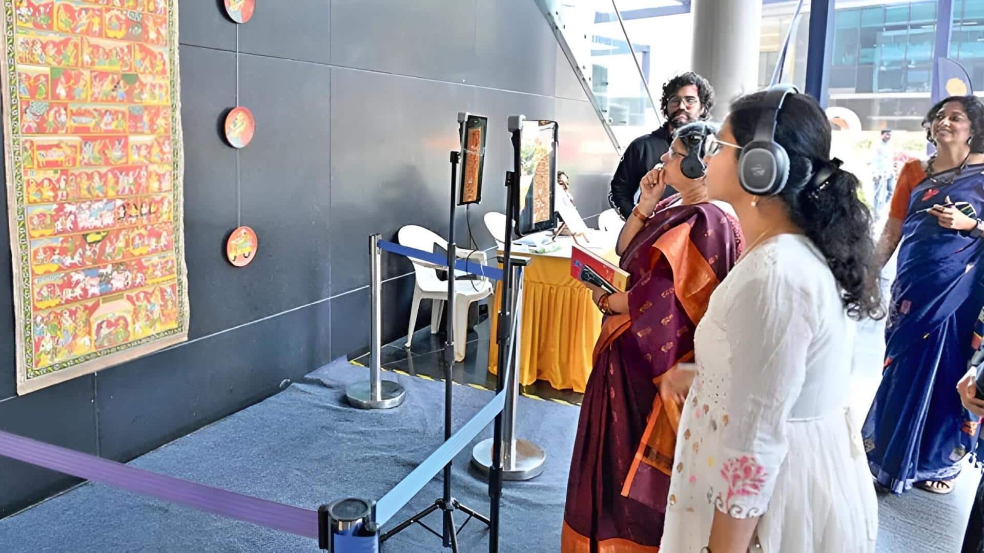 Scroll art: ఏఆర్‌ స్పర్శతో చేర్యాల పటచిత్ర కళకు కొత్త జీవం