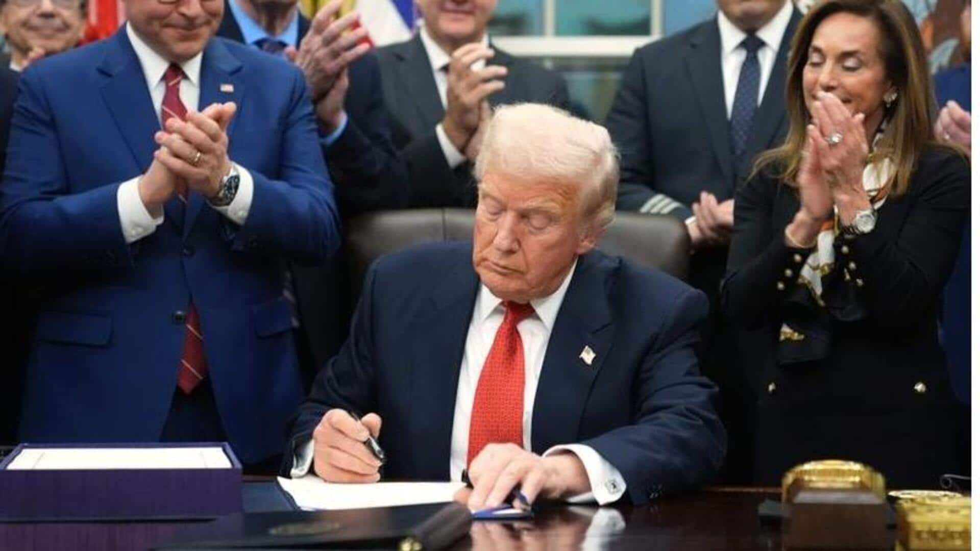 US Shutdown: అమెరికా షట్‌డౌన్‌కు తెర.. ట్రంప్‌ సంతకంతో ఫండింగ్‌ బిల్లు ఆమోదం