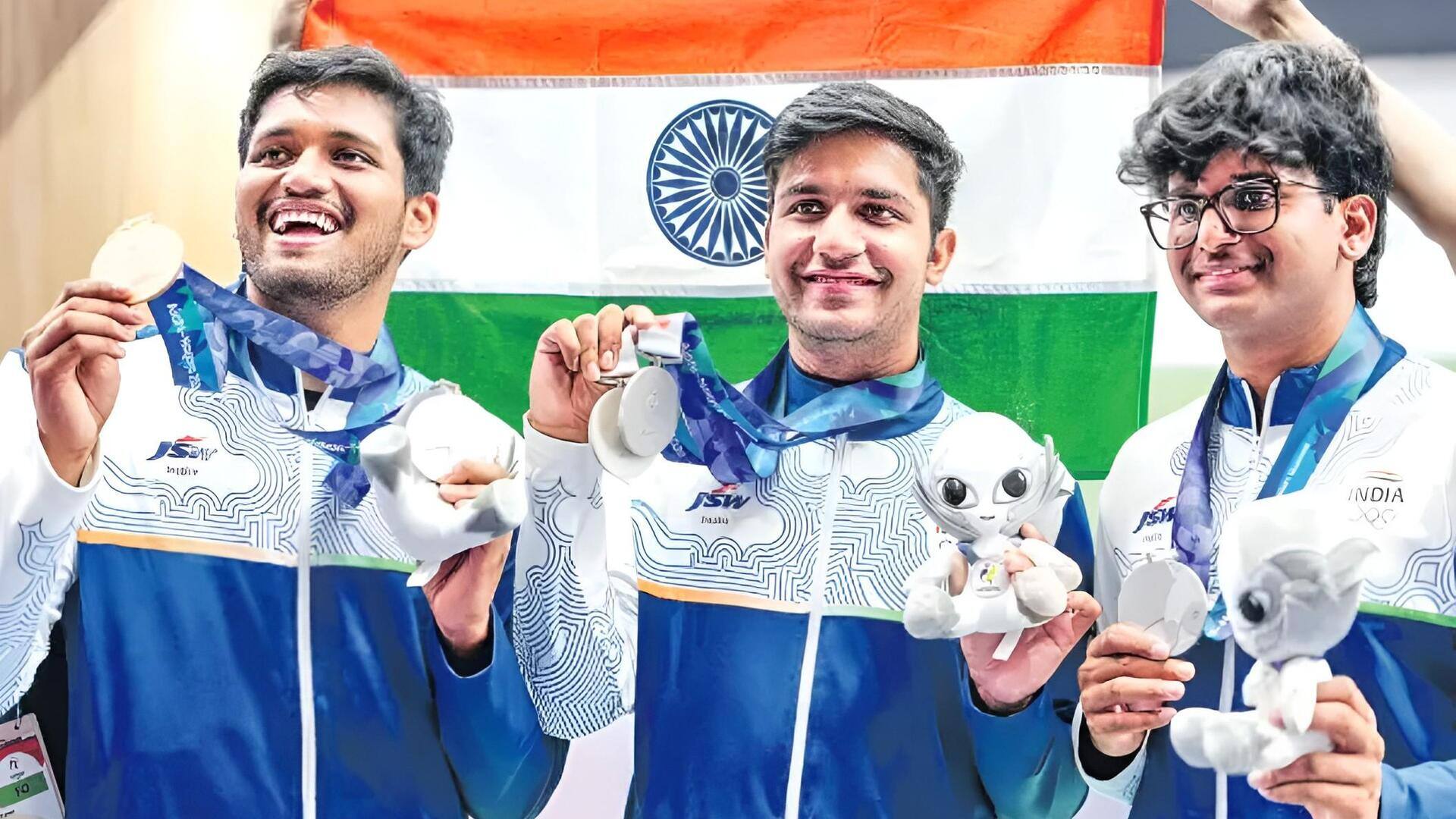 Asian Games 2026: ఆసియా క్రీడల్లో భారత షూటర్ల జోరు.. ఒకే రోజు మూడు మెడల్స్