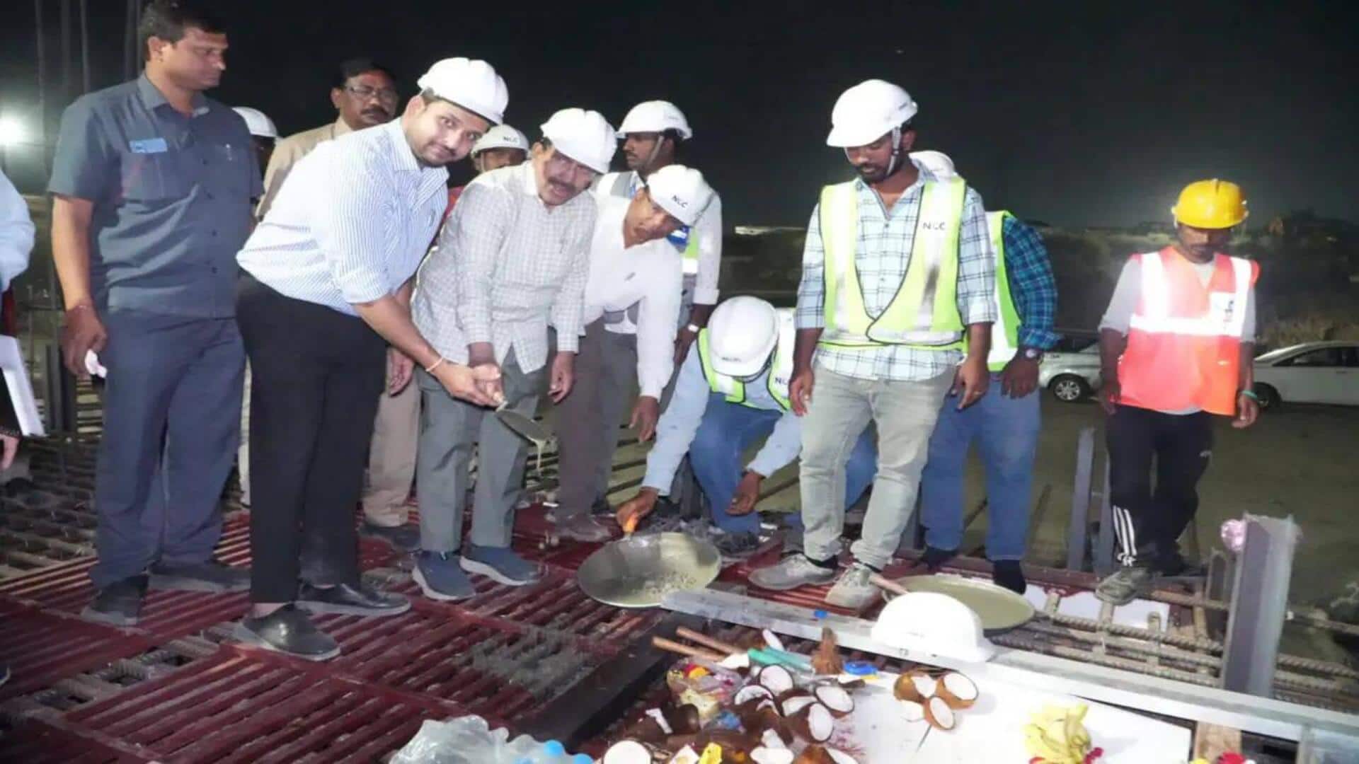 Amaravati High Court: అమరావతి హైకోర్టు నిర్మాణంలో రికార్డు.. 3,026 క్యూబిక్ మీటర్ల కాంక్రీట్ పనిని పూర్తి చేసిన సీఆర్డీఏ.. 