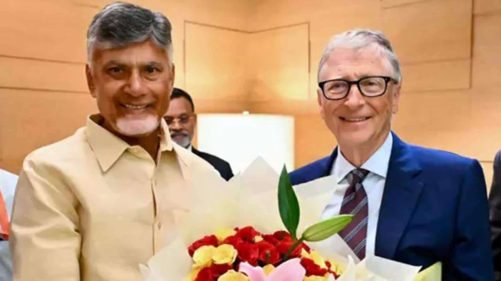 Bill Gates: బిల్ గేట్స్‌తో చంద్రబాబు భేటీ.. ఏపీ అభివృద్ధిపై కీలక చర్చలు