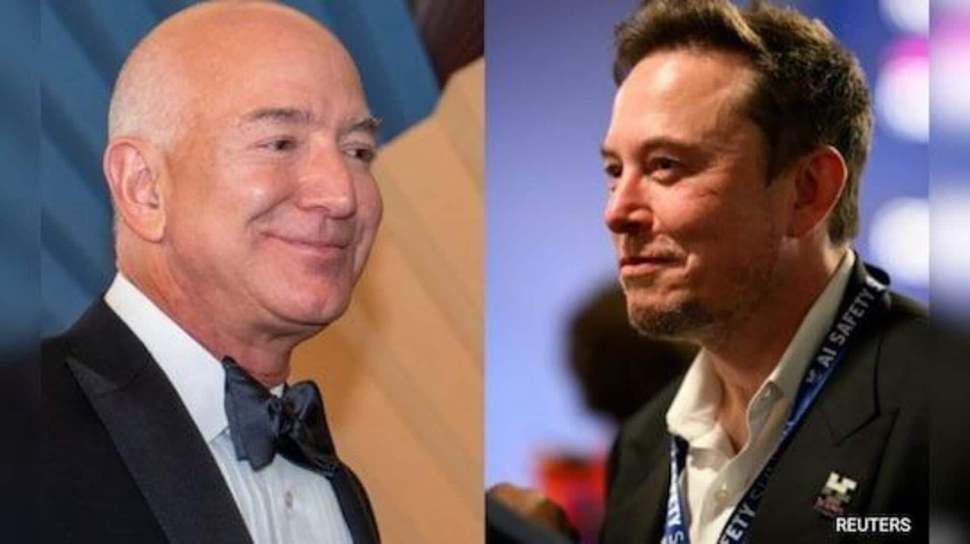 Elon Musk-Jeff Bezos: బెజోస్ 'ప్రొమెతియస్' ప్రకటనకు మస్క్ నుంచి 'కాపీక్యాట్' సెటైర్
