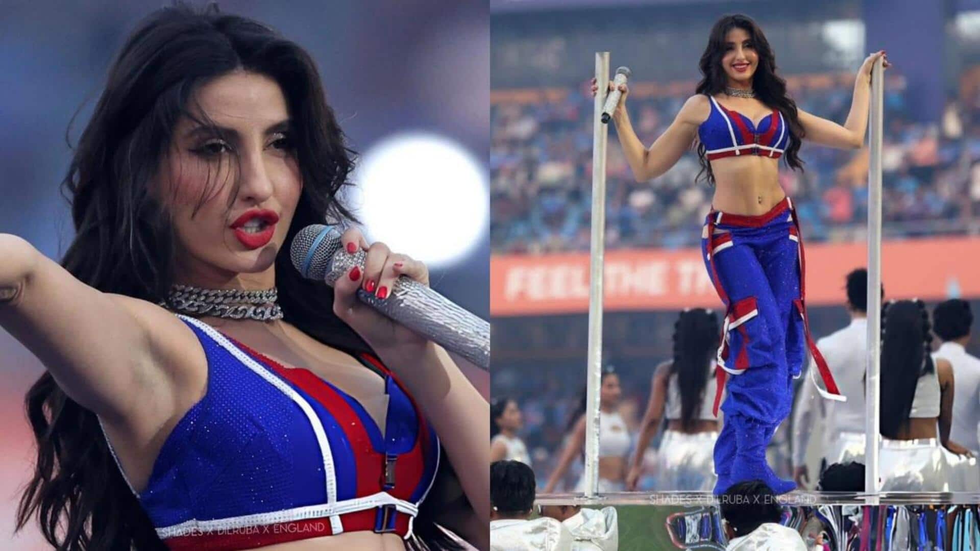 Nora Fatehi : ప్రపంచకప్‌ స్టేజ్‌పై మరోసారి నోరా డ్యాన్స్‌..వేడుకల్లో బాలీవుడ్‌ భామ సందడి