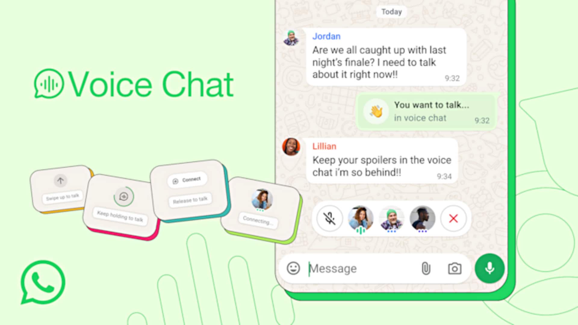 WhatsApp: సభ్యుల సంఖ్యతో సంబంధం లేకుండా అన్ని గ్రూప్లకు వాయిస్ చాట్ ఫీచర్ WhatsApp: సభ్యుల సంఖ్యతో సంబంధం లేకుండా అన్ని గ్రూప్లకు వాయిస్ చాట్ ఫీచర్