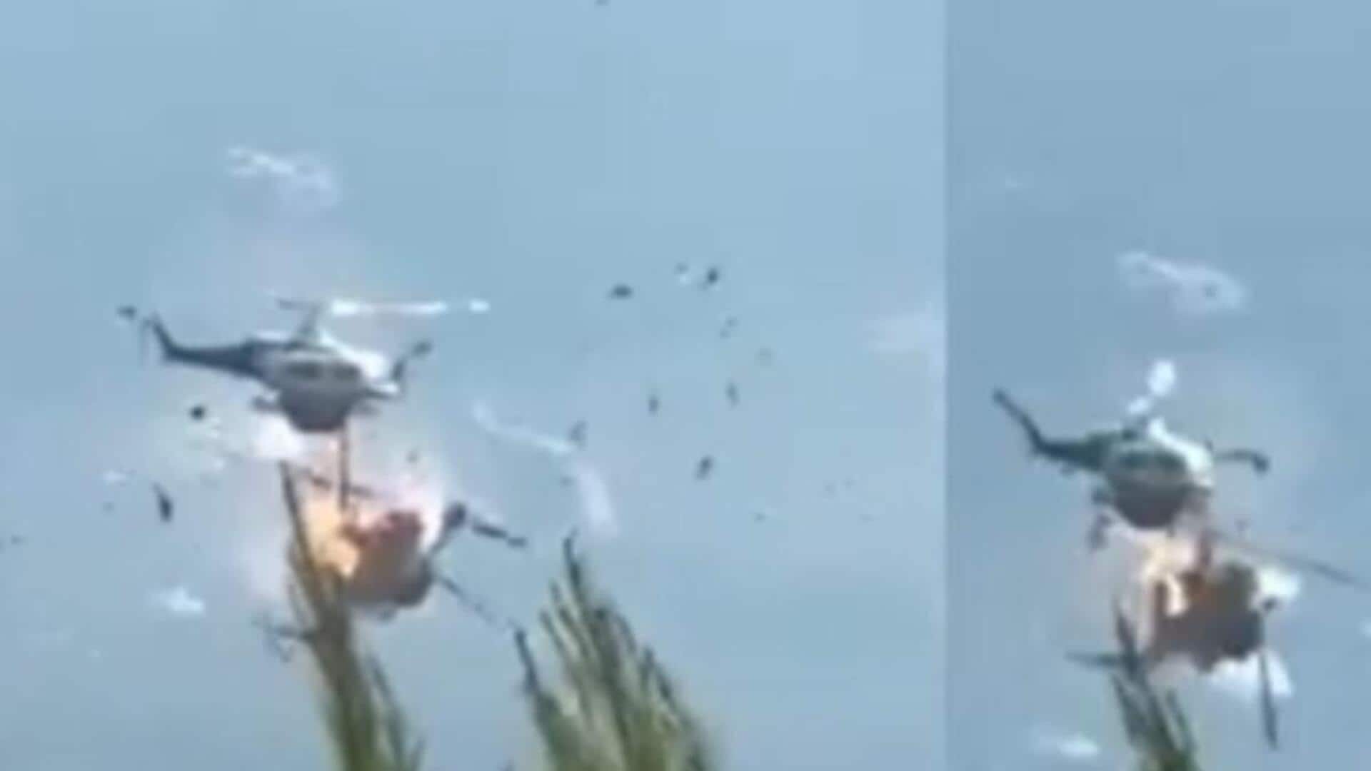 Helicopter Blast: కార్చిచ్చు ఆర్పుతుండగా గాల్లోనే ఢీకొన్న హెలికాప్టర్లు.. ఇద్దరు పైలట్లు మృతి