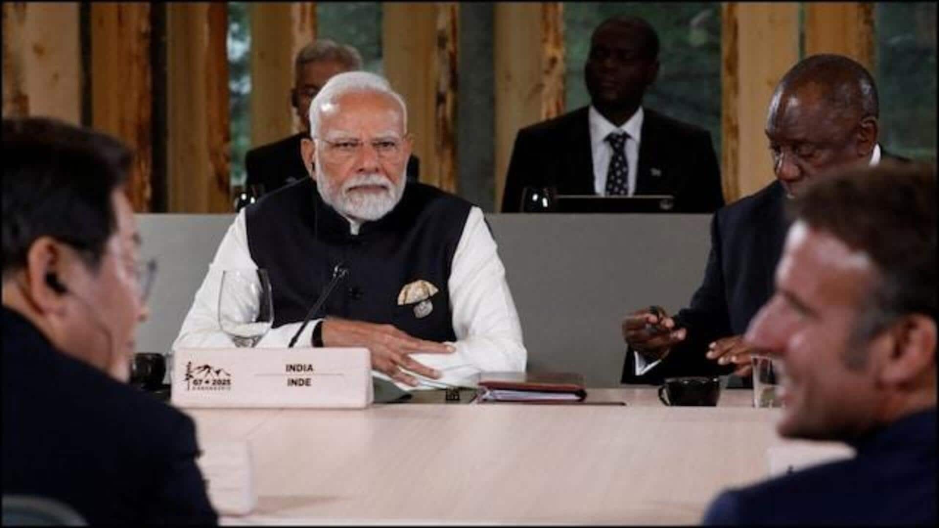 PM Modi: ఉగ్రవాదంపై ద్వంద్వ వైఖరికి తావులేదు.. జీ7 శిఖరాగ్ర సమావేశంలో భారత ప్రధాని నరేంద్ర మోదీ PM Modi: ఉగ్రవాదంపై ద్వంద్వ వైఖరికి తావులేదు.. జీ7 శిఖరాగ్ర సమావేశంలో భారత ప్రధాని నరేంద్ర మోదీ
