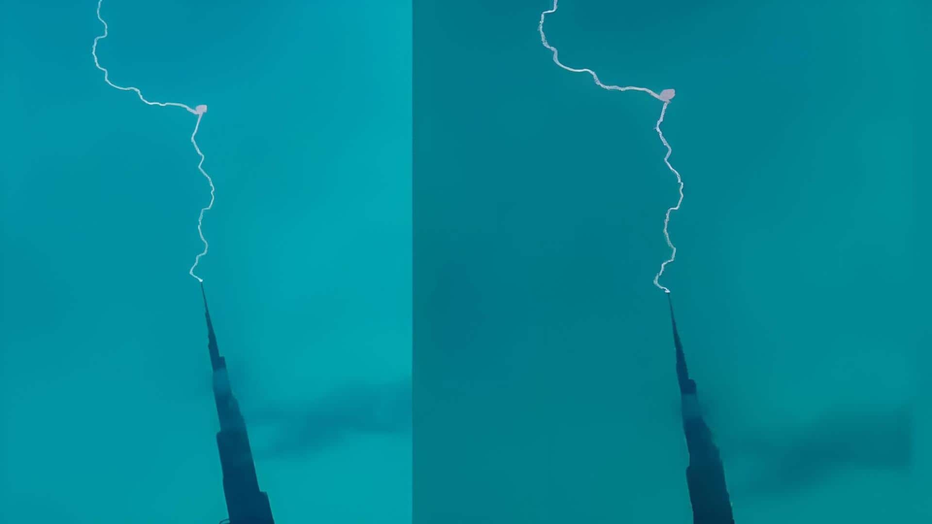 Burj Khalifa: బుర్జ్‌ ఖలీఫాను తాకిన పిడుగు.. సోషల్ మీడియాలో వీడియో షేర్ చేసిన దుబాయ్ యువరాజు