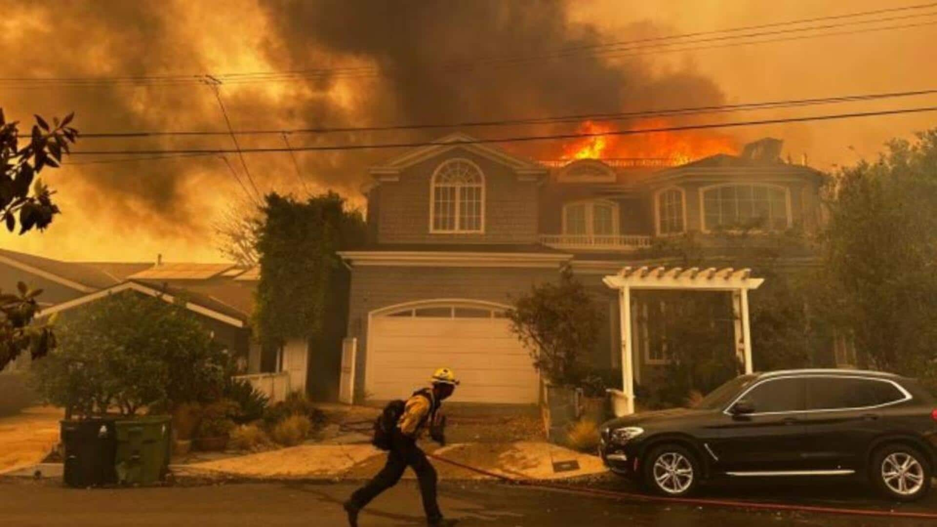 Los Angeles Wildfires: లాస్ ఏంజిల్స్‌లో కార్చిచ్చు.. 30వేల మందిని త‌ర‌లింపు