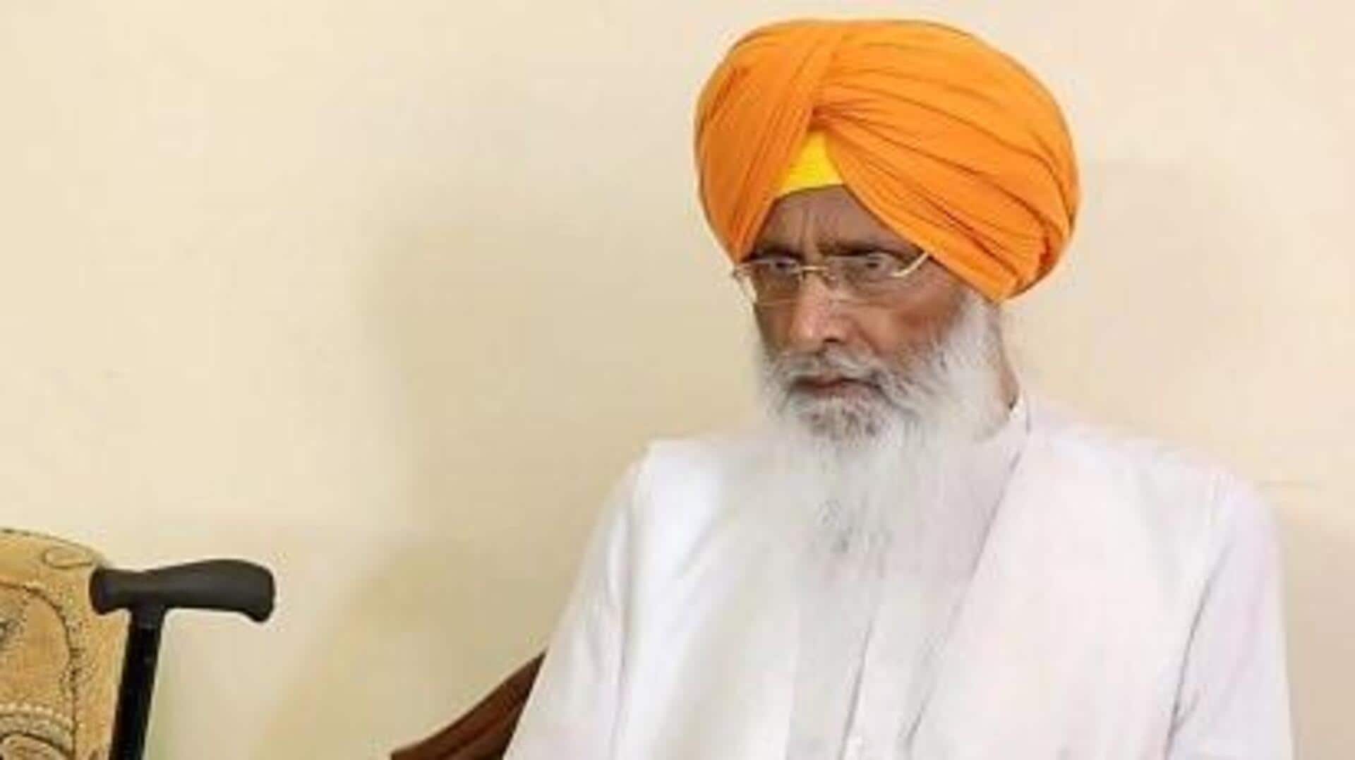 Sukhdev Singh Dindsa: కేంద్ర మాజీ మంత్రి సుఖ్‌దేవ్‌ సింగ్‌ దిండ్సా కన్నుమూత
