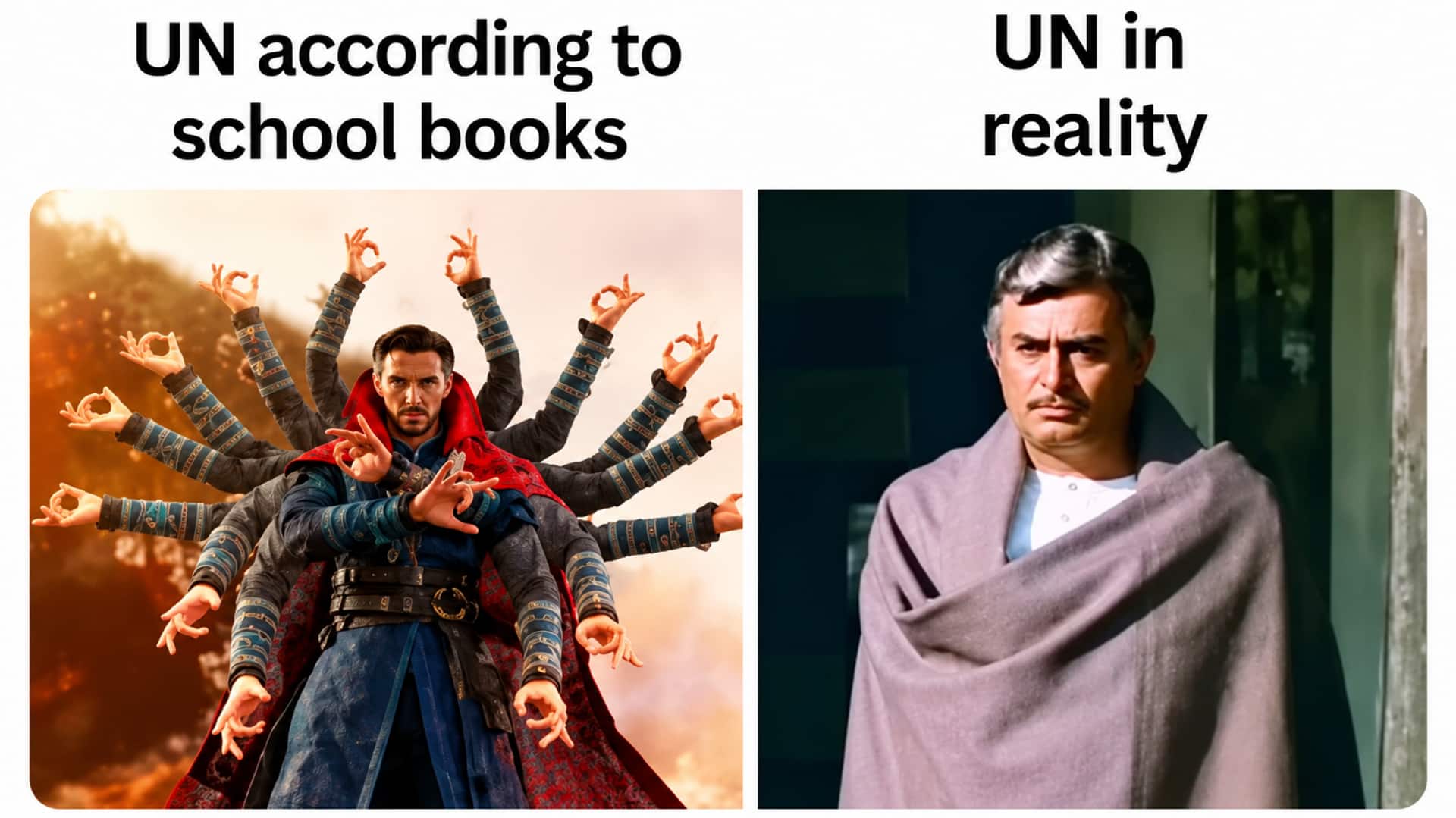 UN in books vs UN in reality: కాగితపు పులిలా ఐరాస!.. 'షోలే' మీమ్‌తో ఇరాన్‌ ఘాటు పంచ్