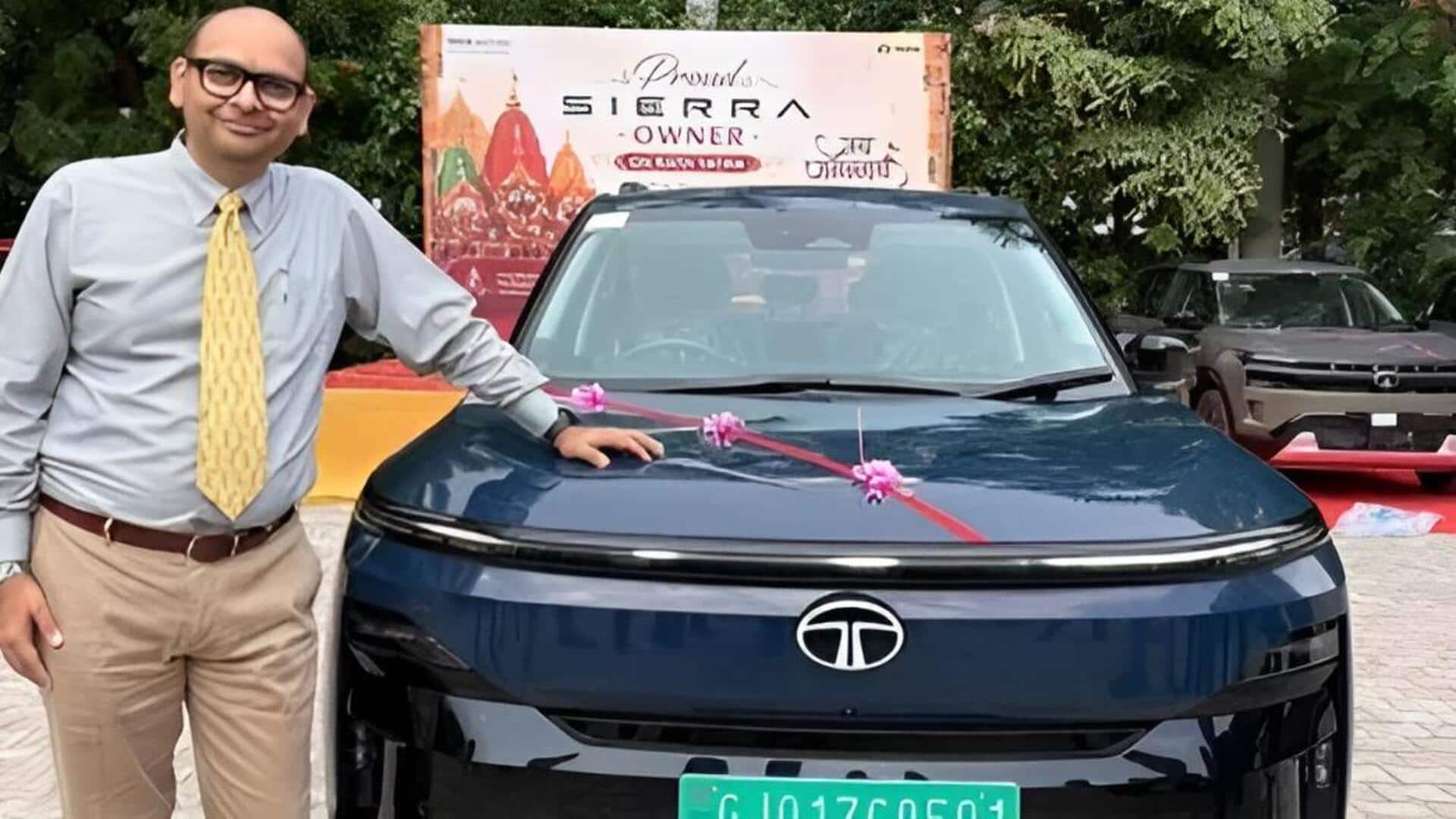 Tata Sierra EV : టాటా సియెర్రా ఈవీపై బిగ్ అప్డేట్.. తొలి డెలివరీ పూర్తి.. రోడ్లపైకి దూసుకొచ్చిన ఎలక్ట్రిక్ SUV!